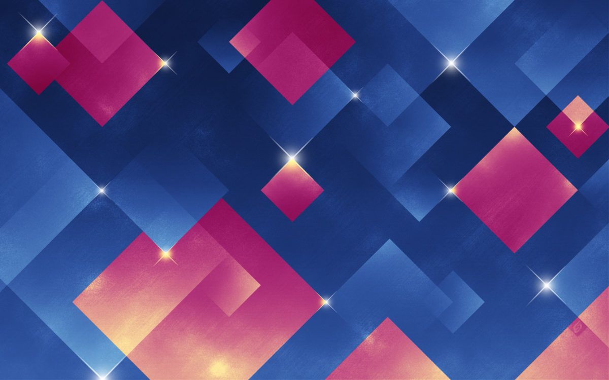 Diamanti rosa e blu geometrici, 1200x750 HD, Laptop