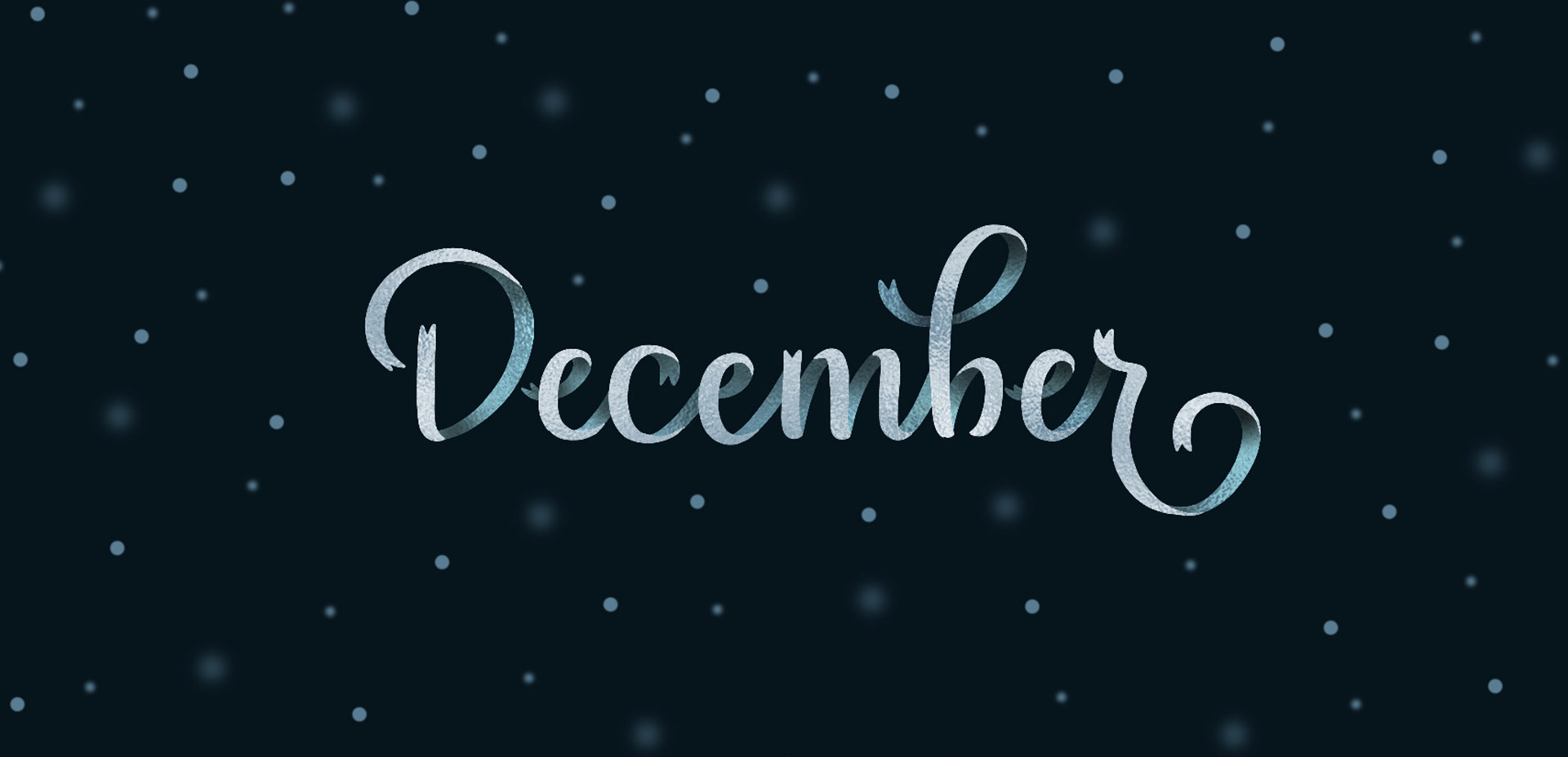 Scritta December su blu scuro, 1920x928 1080p, PC