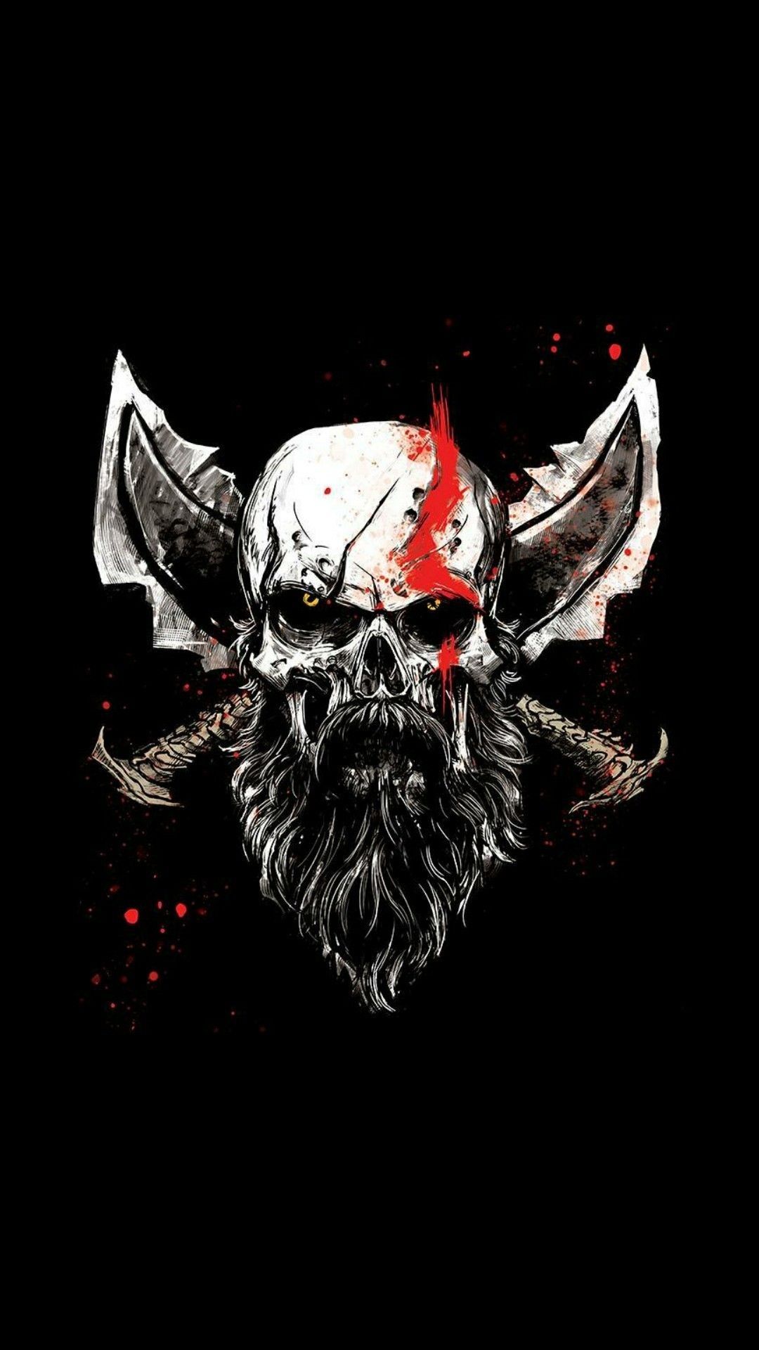 God of War Kratos Atreus, 640x1385 Full HD Verticale, iPhone