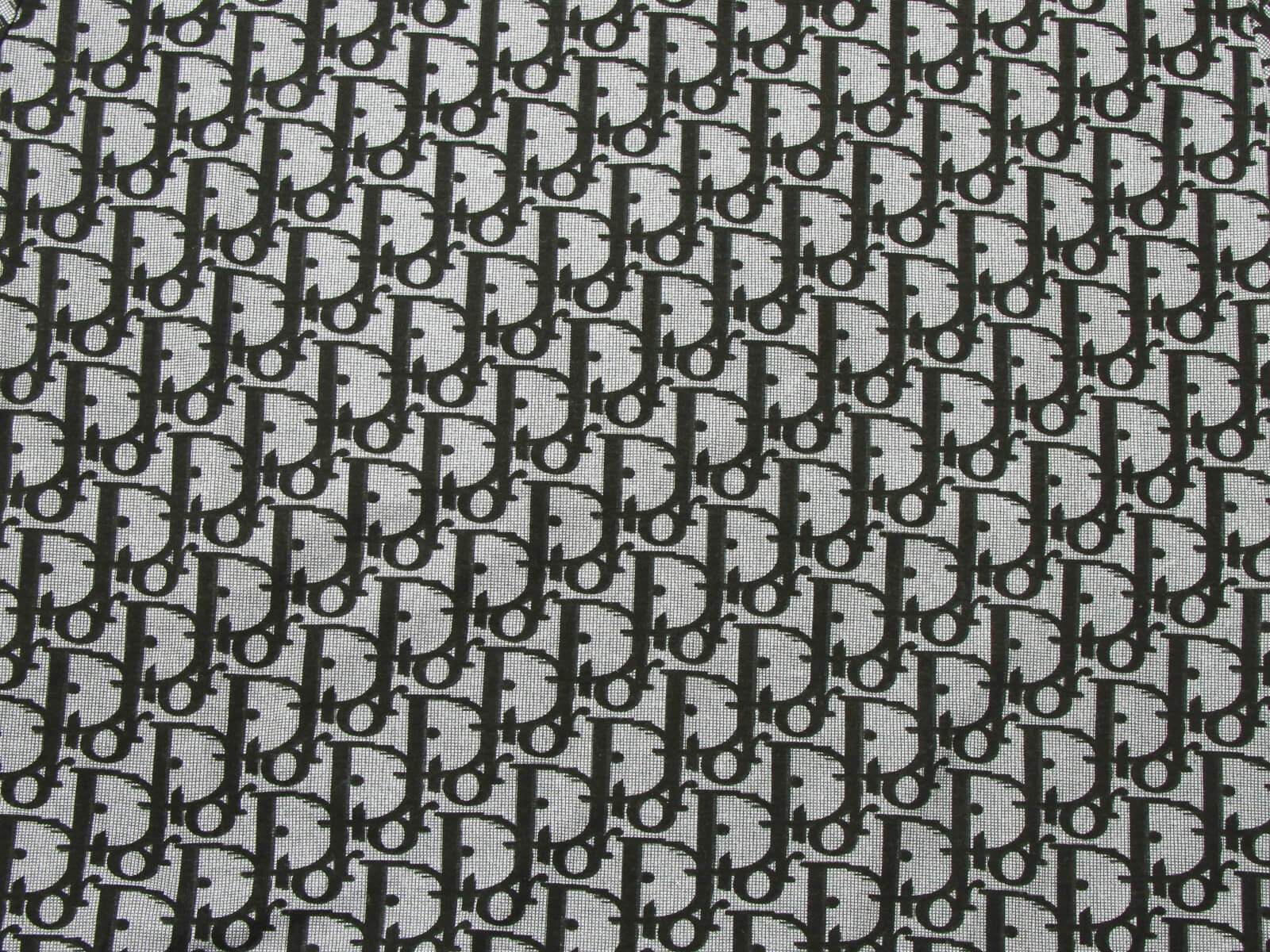 Pattern logo Dior nero bianco, 1600x1200 900p, Desktop