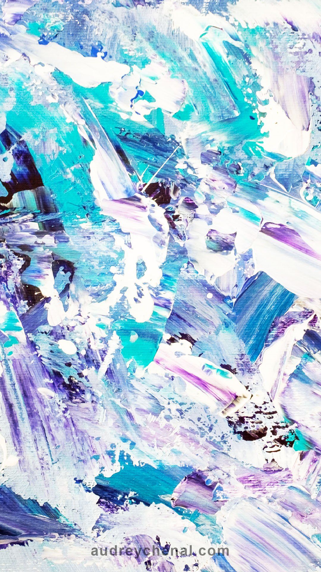 Fiori vetro colorati astratti, 736x1308 Verticale, Telefono