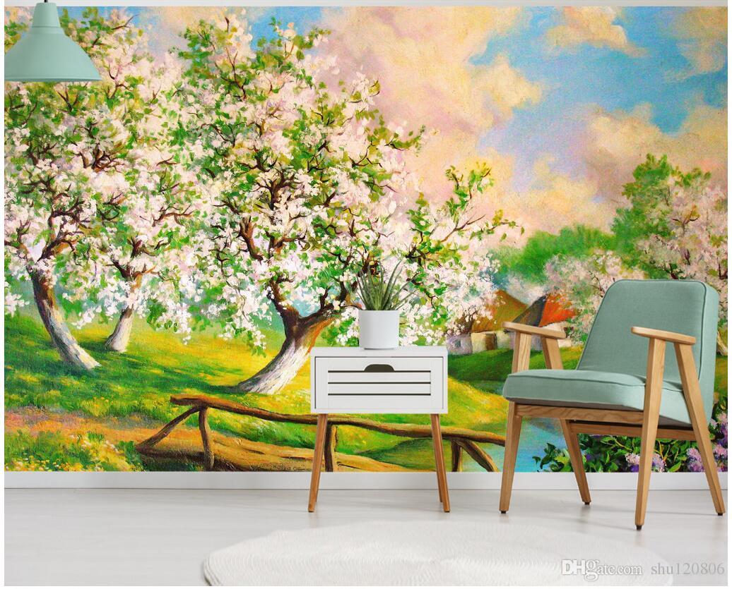 meli fioriti primavera murale, 1036x835 HD, Laptop