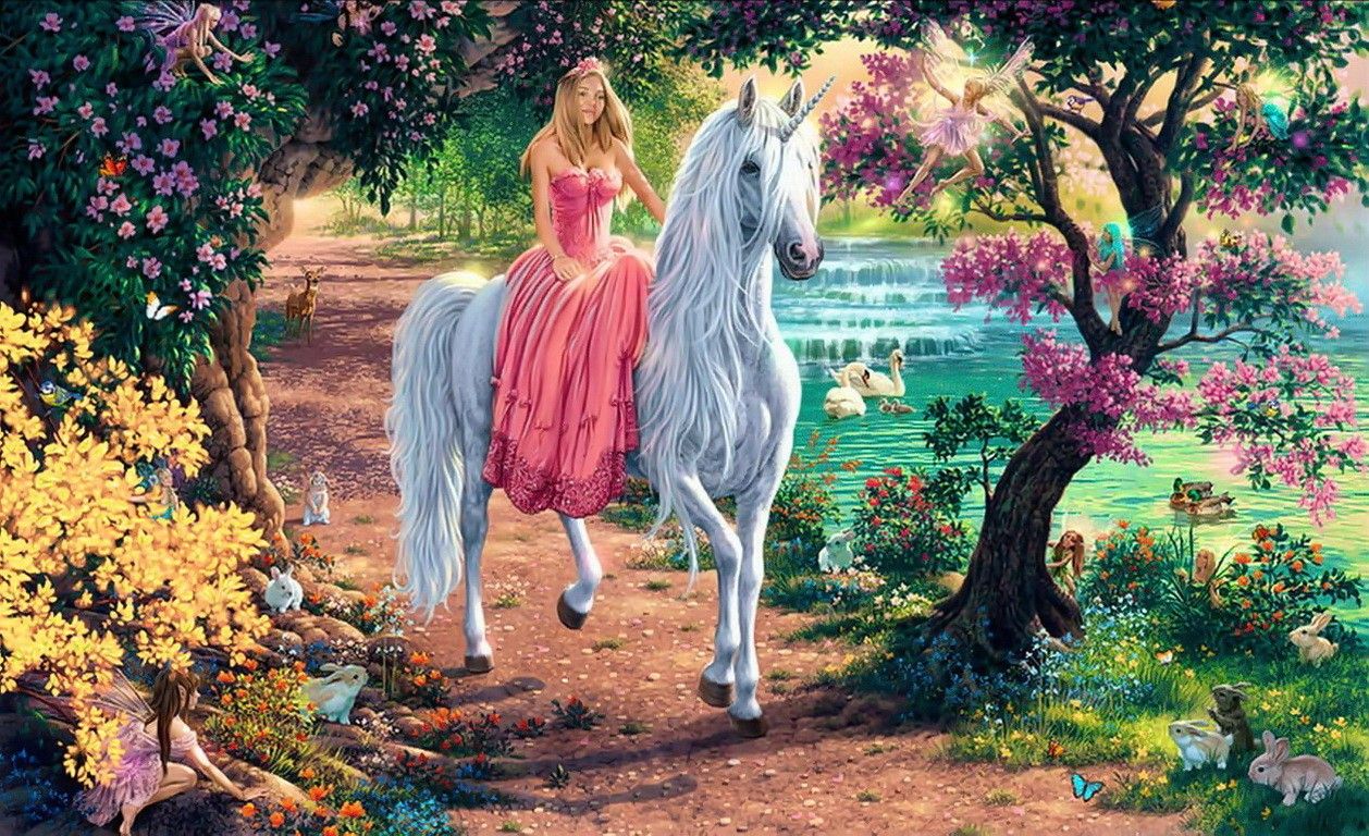 principessa cavallo bianco sentiero, 1258x768 HD, Desktop