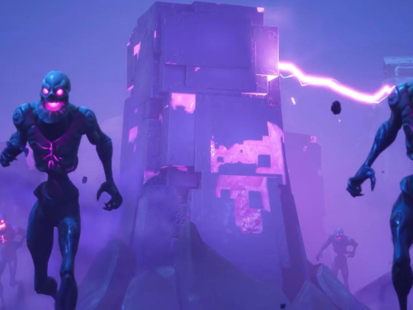 Logo Fortnite silhouette bianca, 1280x705 HD, Desktop