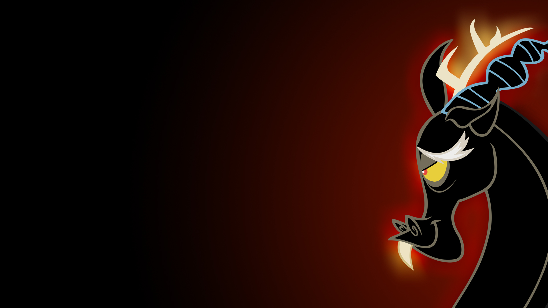 Logo Discord contorno arancione, 1920x1080 Full HD, Laptop