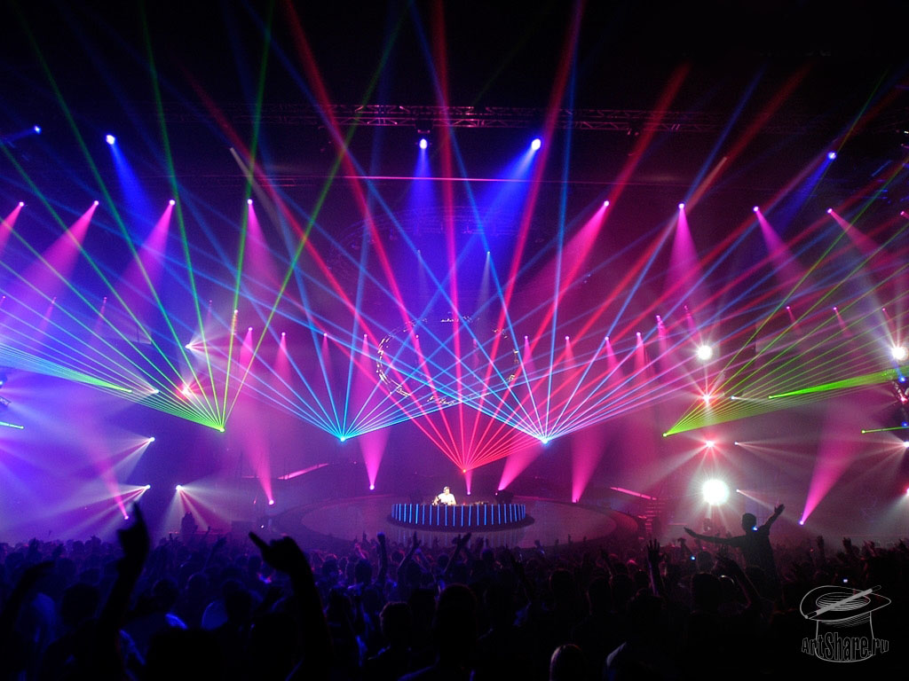 Folla discoteca mani alzate, 5472x3648 4K, Desktop 4K