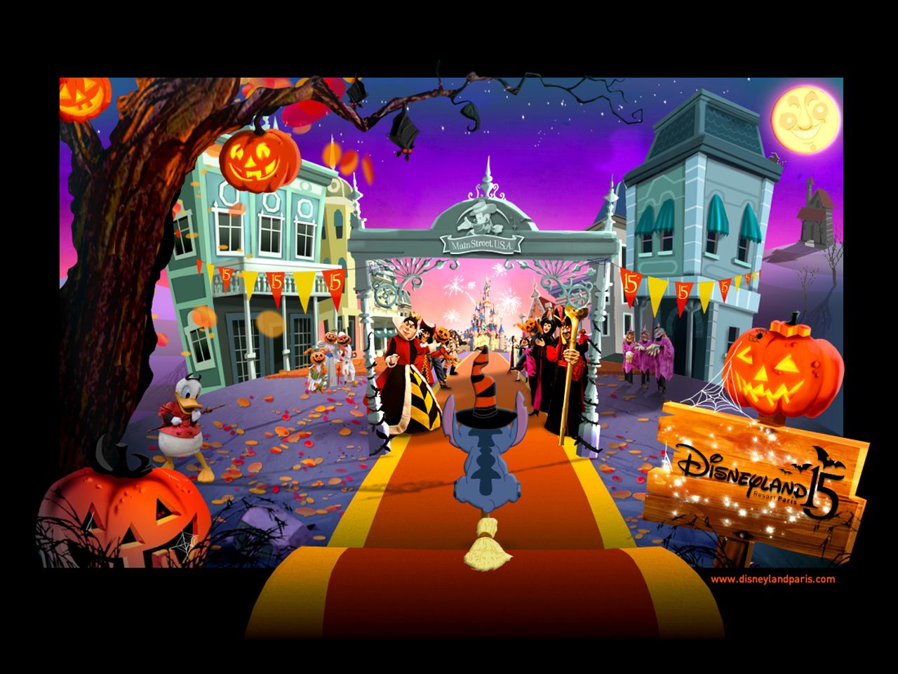 Personaggi Disney Halloween autunnale, 1920x1200 Full HD+ WUXGA, Laptop