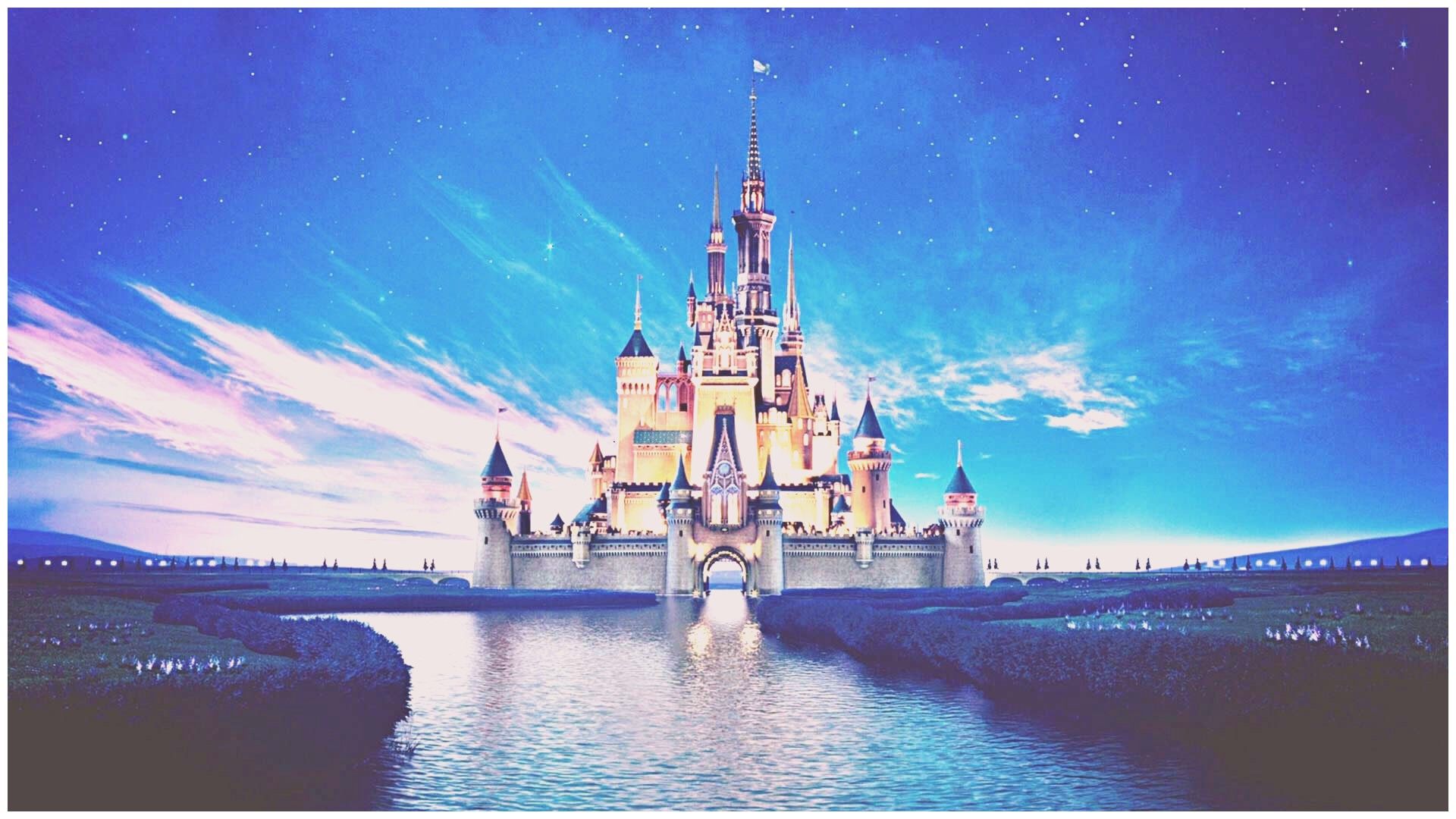 Castello Disney fiori rosa, 1280x960 HD, Desktop