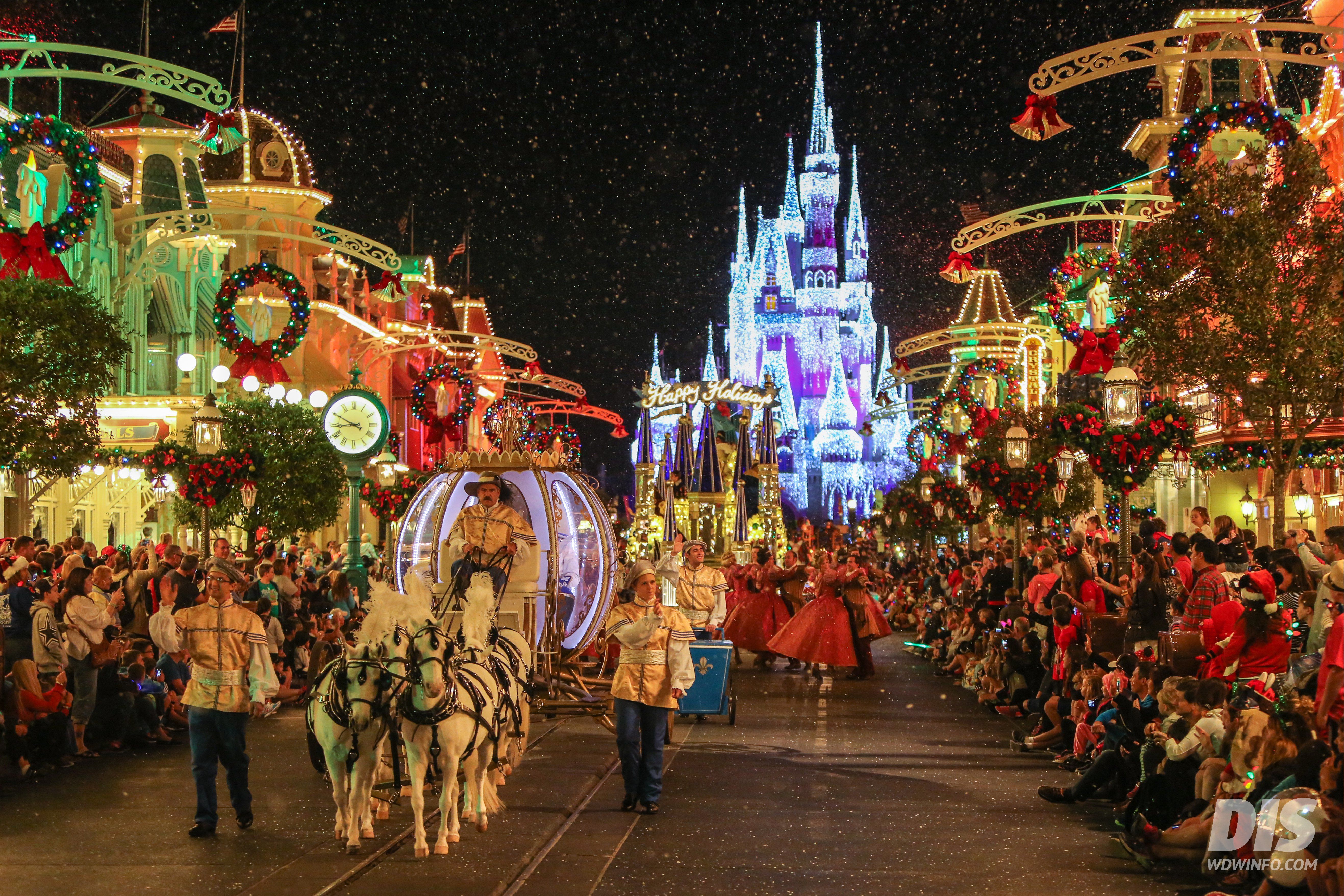 Castello Disneyland decorato Natale, 1920x1280 WUXGA, PC