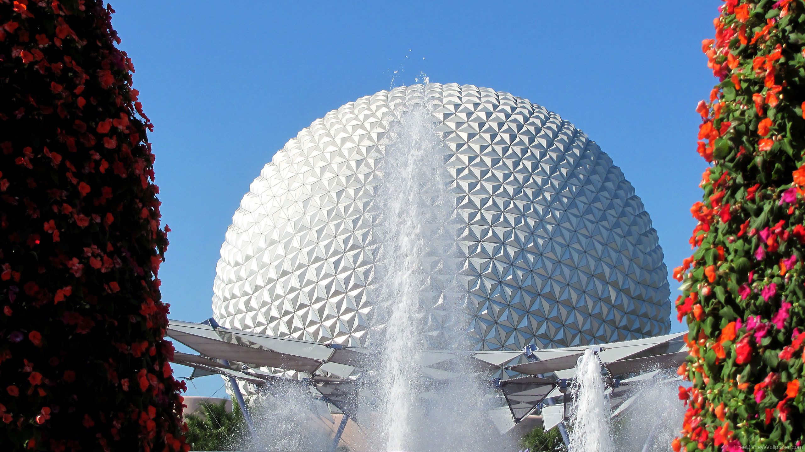Spaceship Earth Epcot Disney, 2560x1440 2K, Monitor Gaming