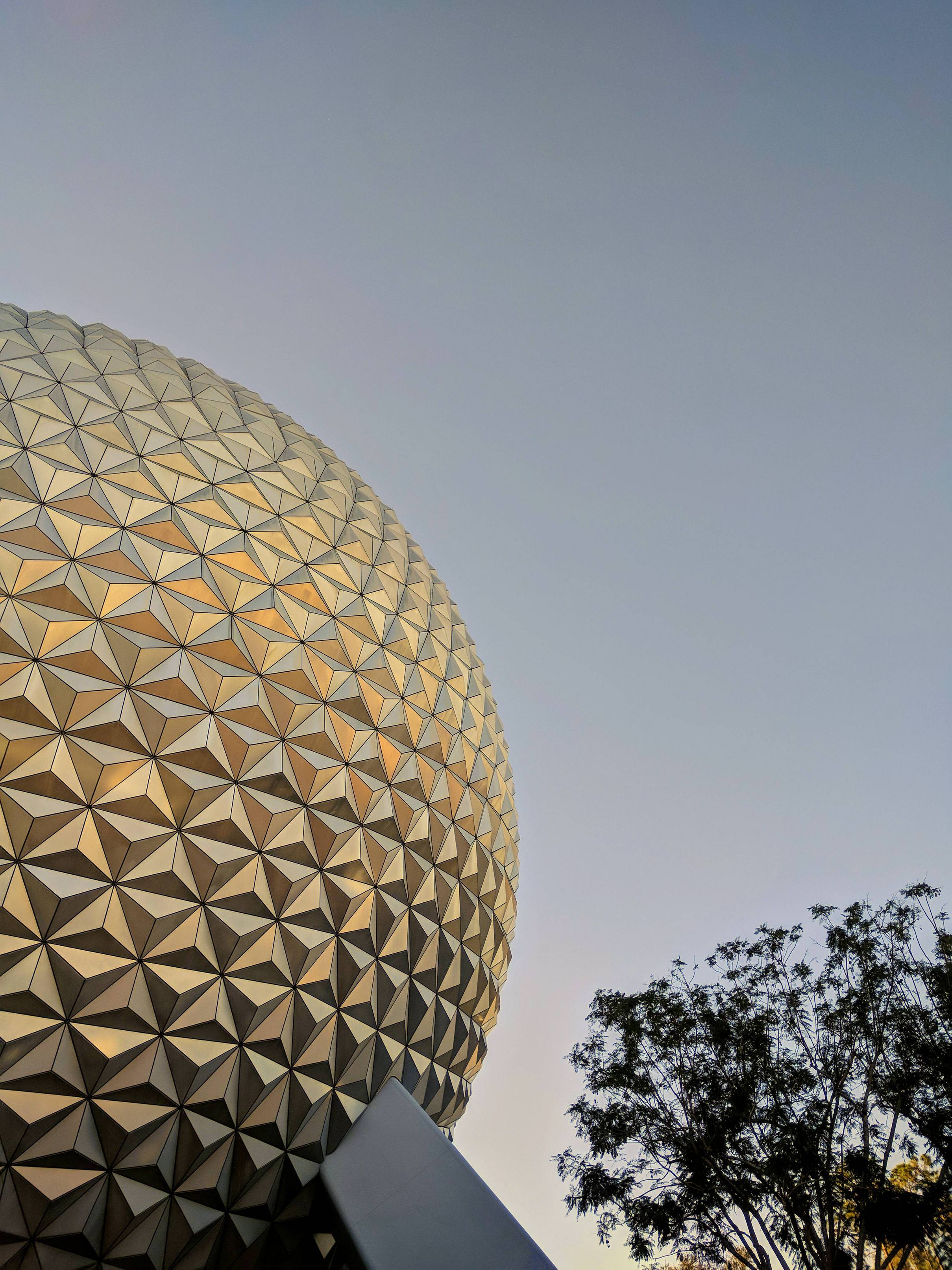 Sfera geodetica Epcot Disney, 2419x3226 Verticale, Mobile