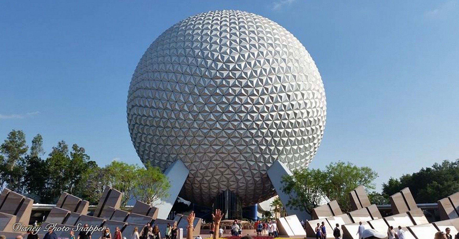 Sfera geodetica Epcot Disney, 1920x1003 Full HD 1080p, Desktop