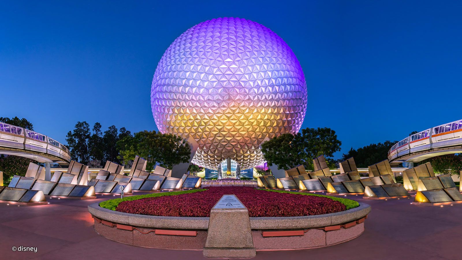 Epcot Spaceship Earth sfera, 1600x900 HD Ready, Laptop