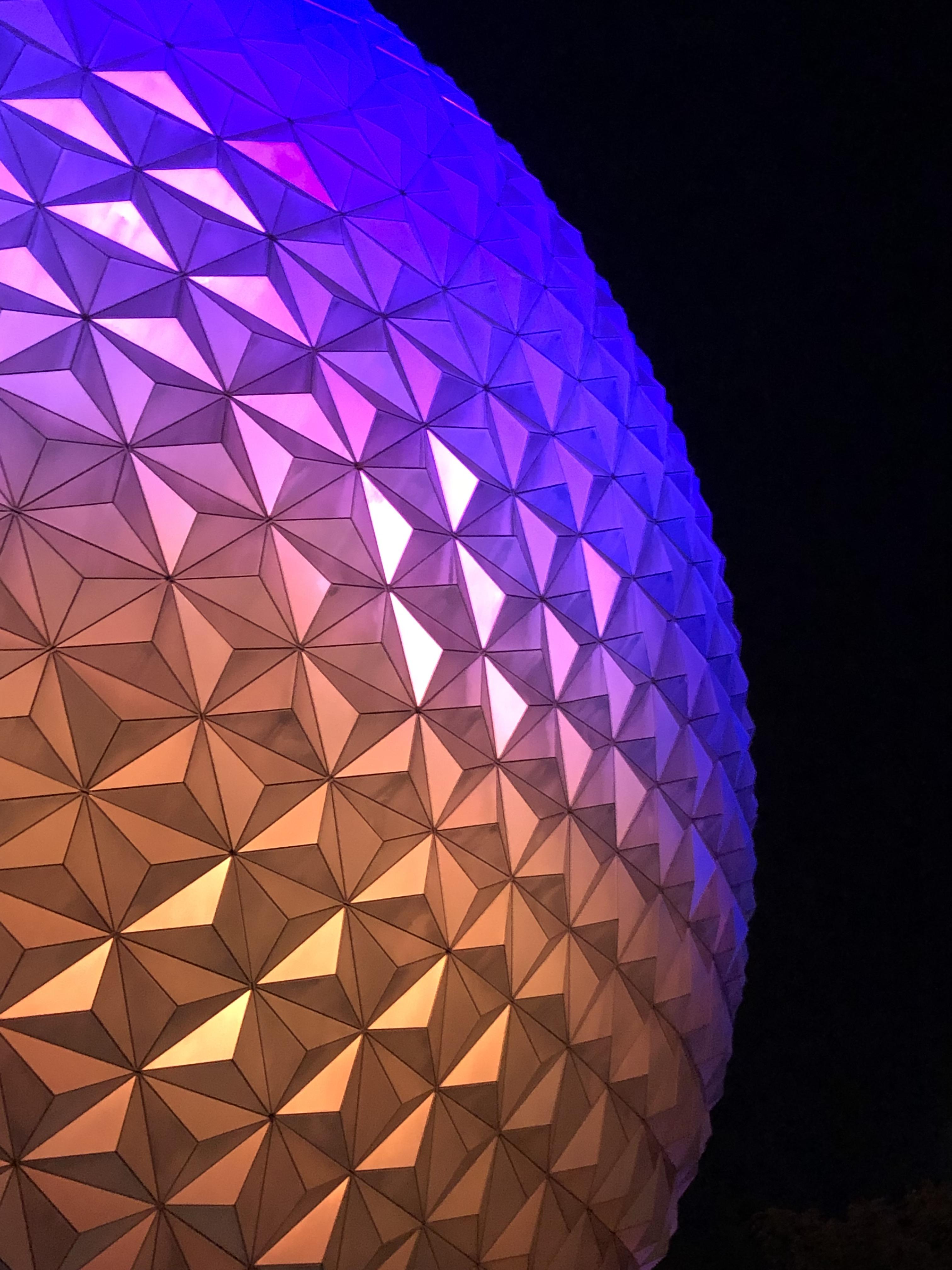 Sfera geodetica Epcot Disney, 3024x4032 Verticale, Telefono