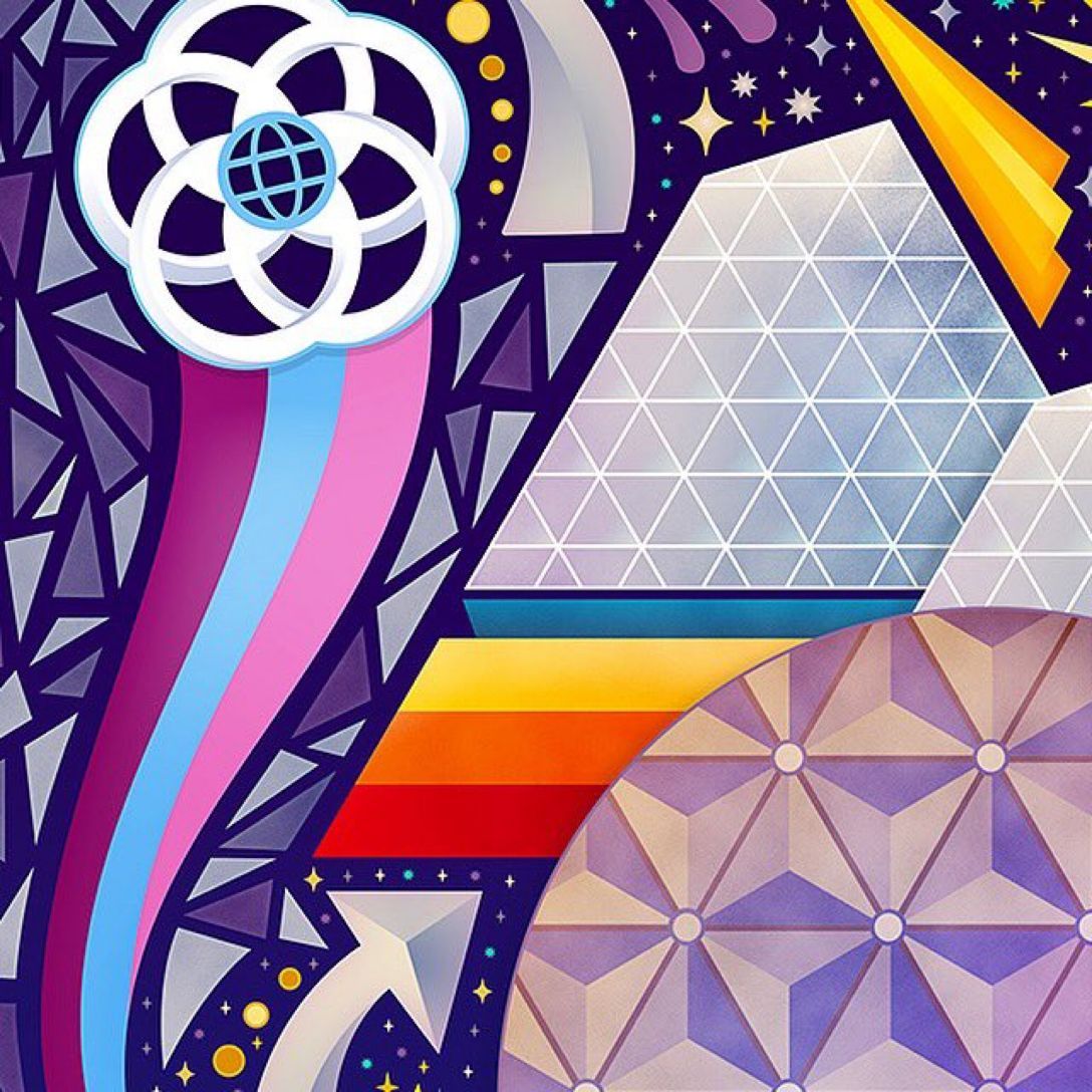 Epcot Retro, 1088x1088 HD, Desktop