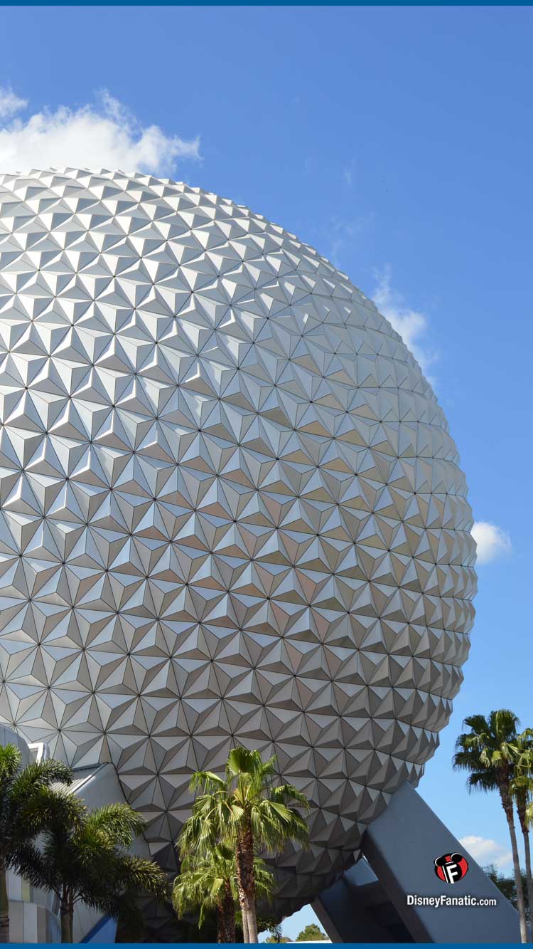 Spaceship Earth Epcot Disney, Walt Disney World, 750x1333 Verticale, Telefono