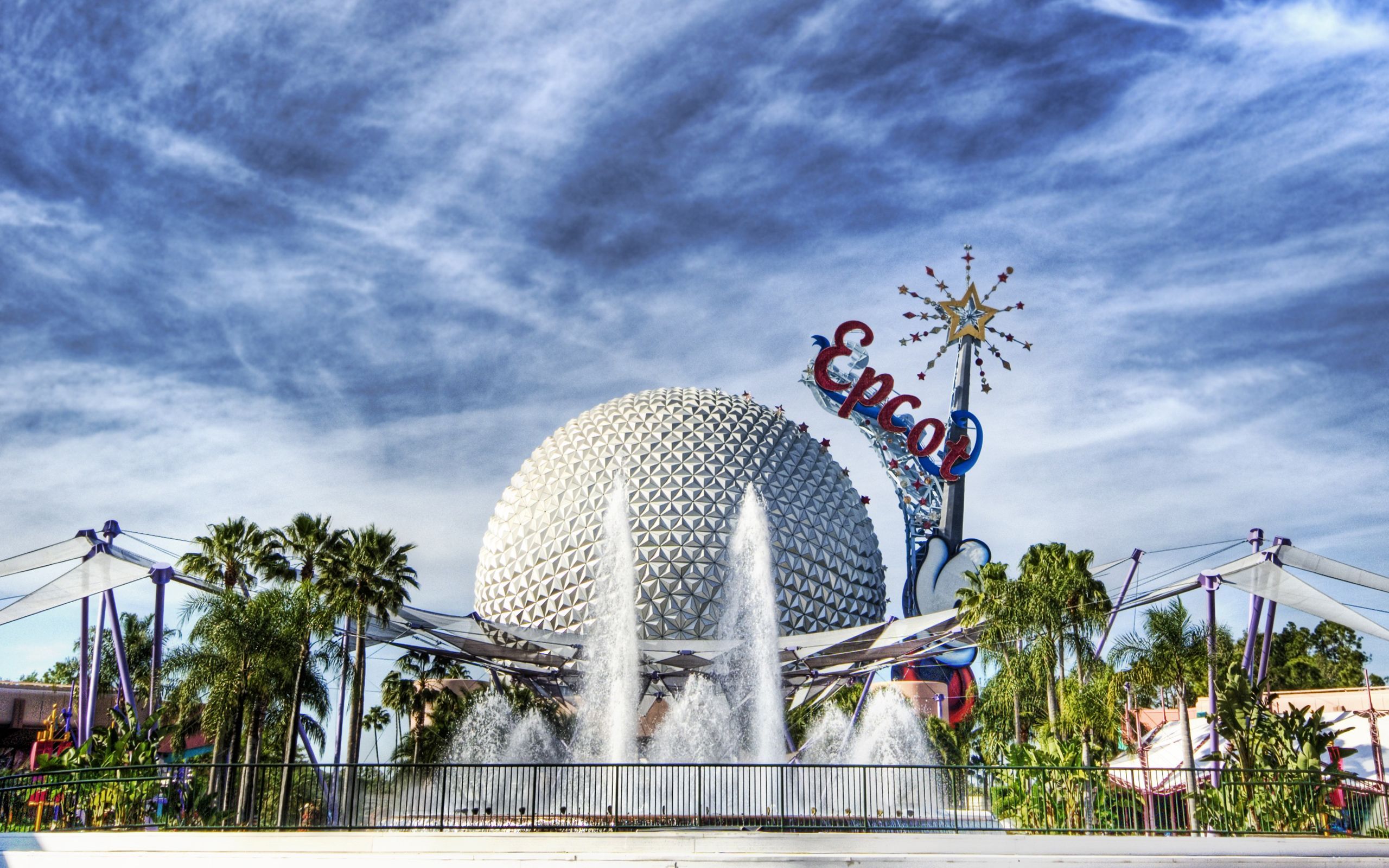 Epcot Spaceship Earth Disney, 2560x1600 2K, MacBook Pro