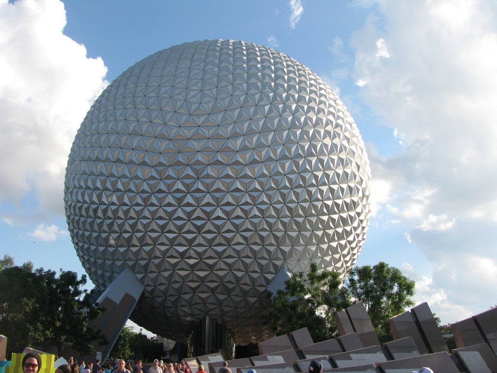 Sfera Epcot Disney con topiaria, 1920x1080 Full HD 1080p, Desktop