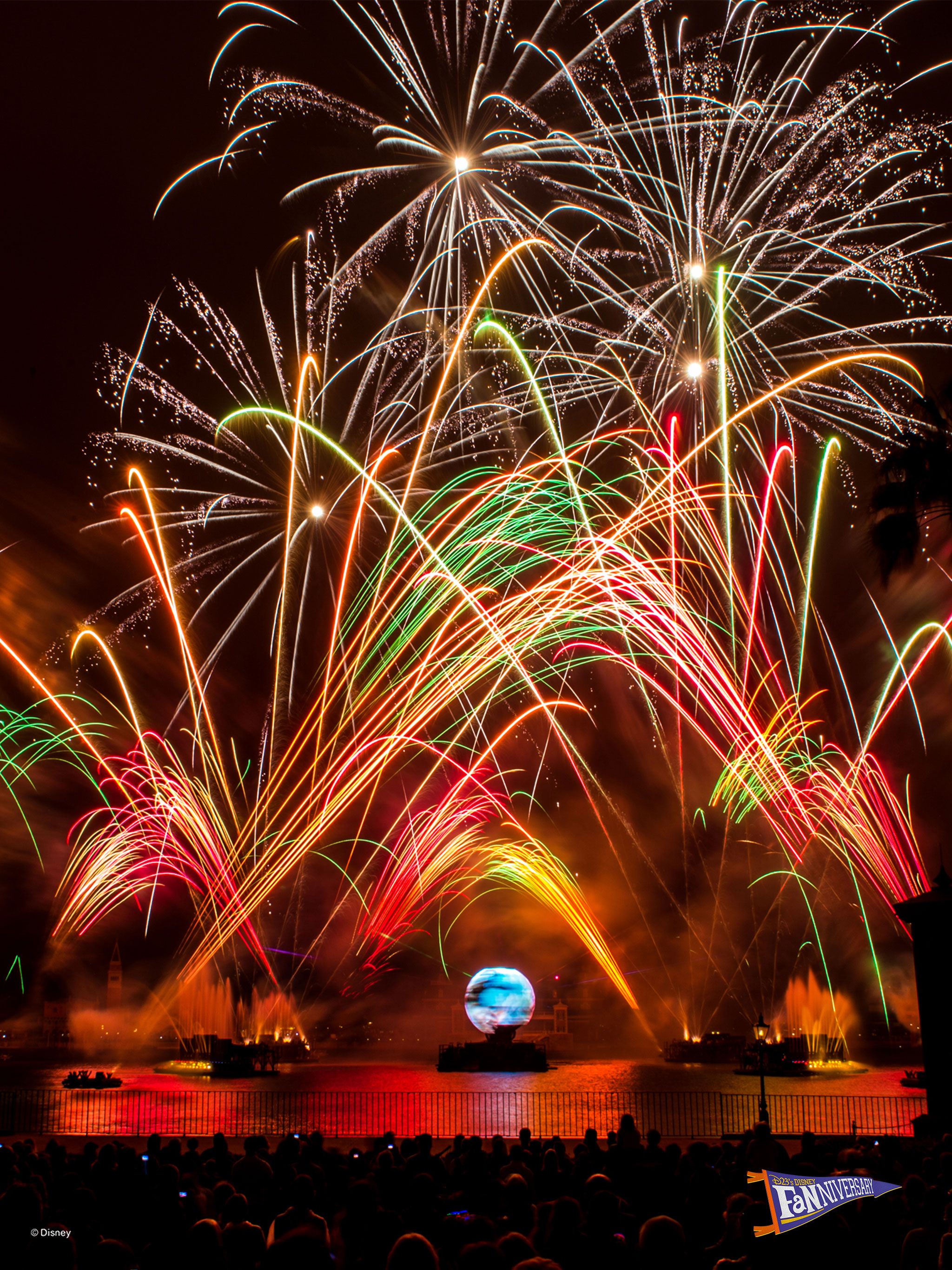 Fuochi d'artificio Epcot Disney, 2048x2732 Verticale, Mobile
