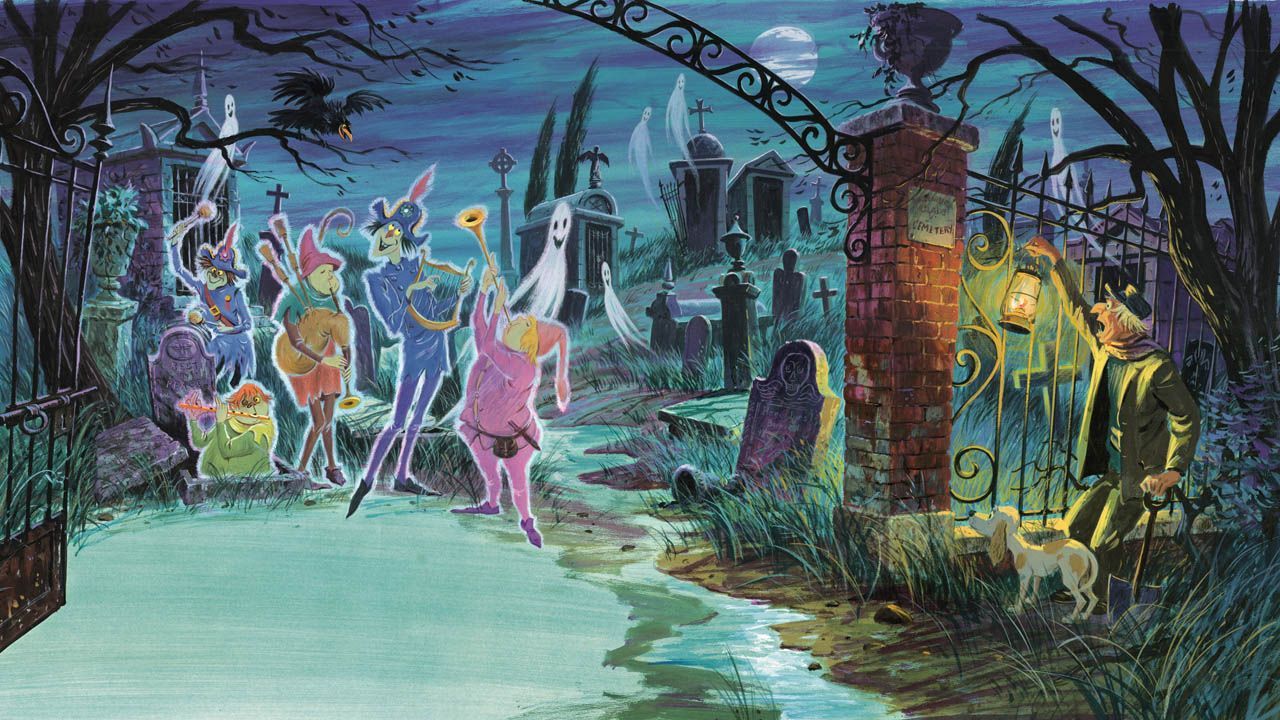 Cimitero Maniero Stregato Disneyland, 1280x720 720p, Monitor Gaming