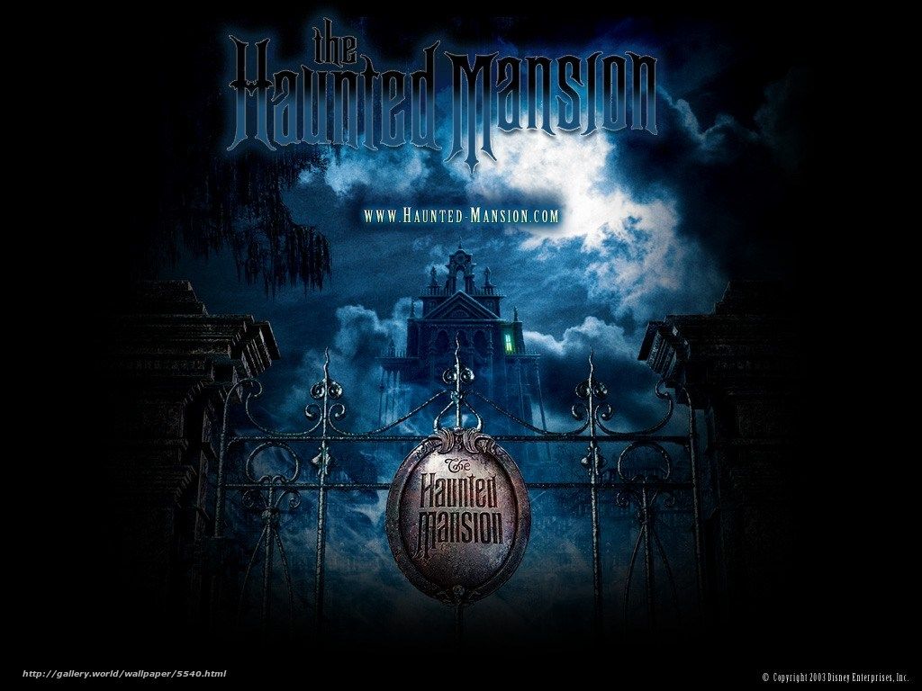 Haunted Mansion Disney maniero notturno, 1024x768 HD, Monitor Gaming