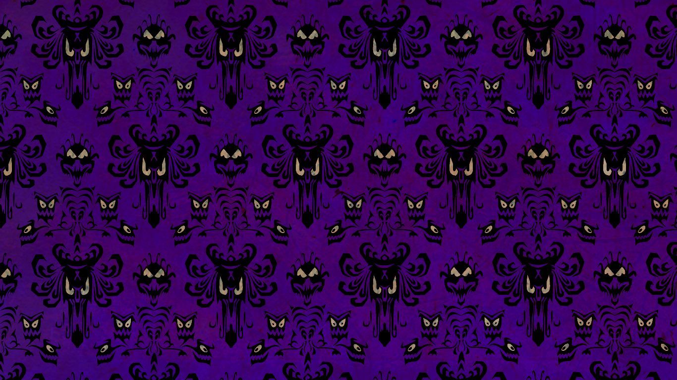 Maniero Stregato motivo viola, 1366x768 720p, PC