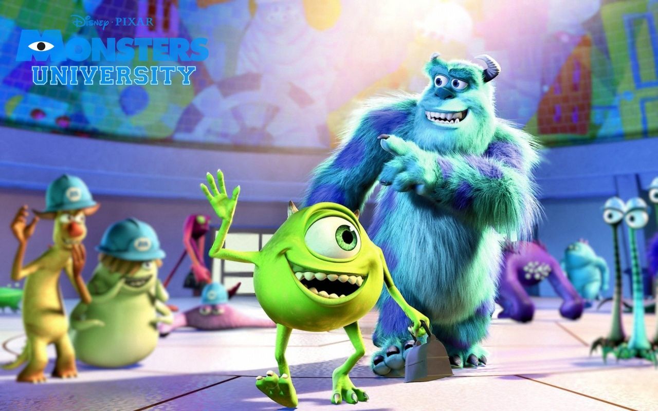 Mike e Sulley Monsters University, 1280x800 720p, PC