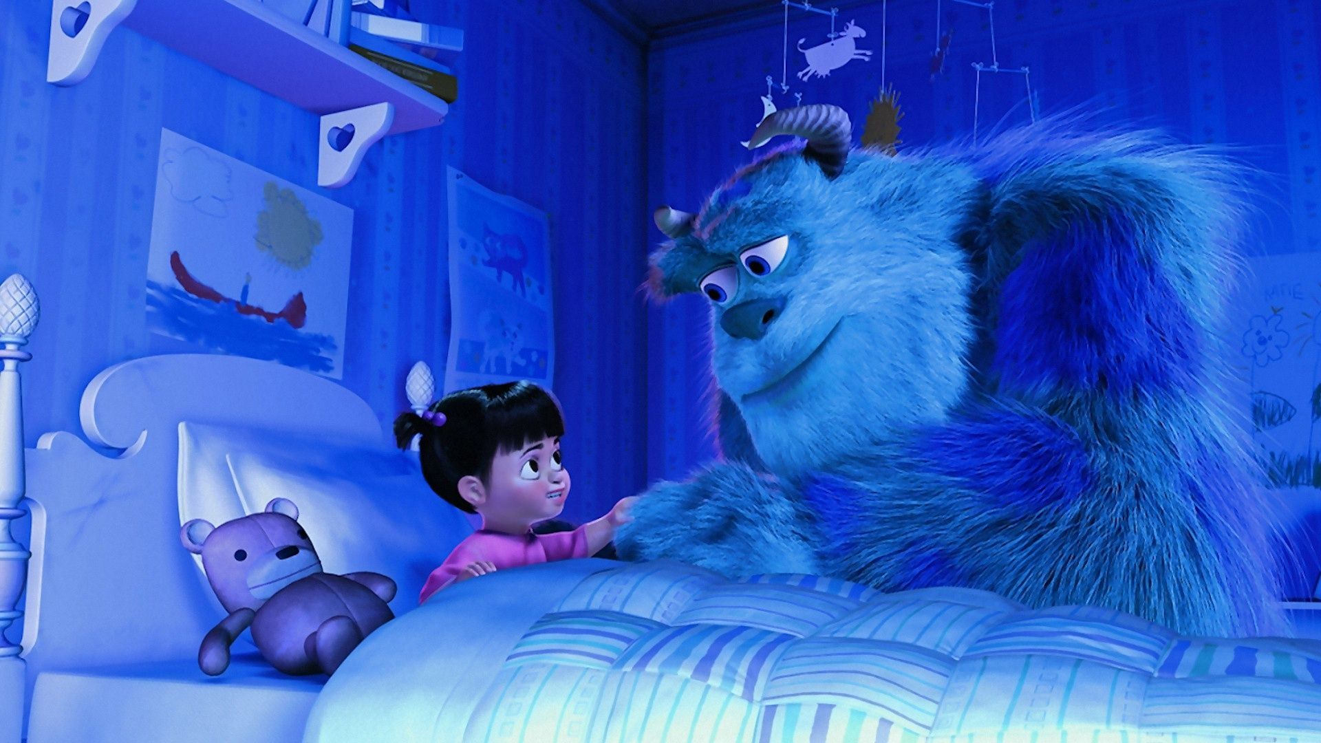 Sulley e Boo, Monsters Inc, 1920x1080 Full HD, Desktop