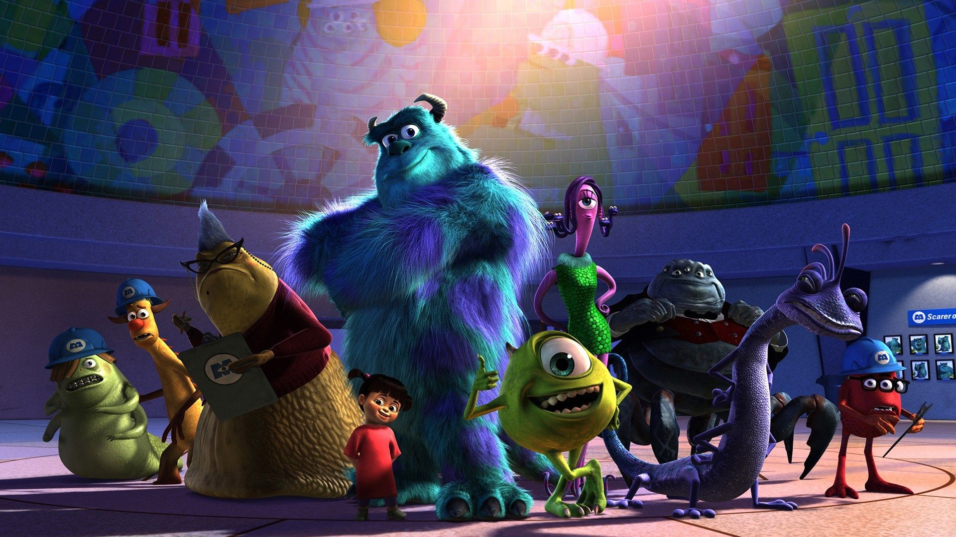 Personaggi Monsters & Co., 1920x1080 1080p, Laptop
