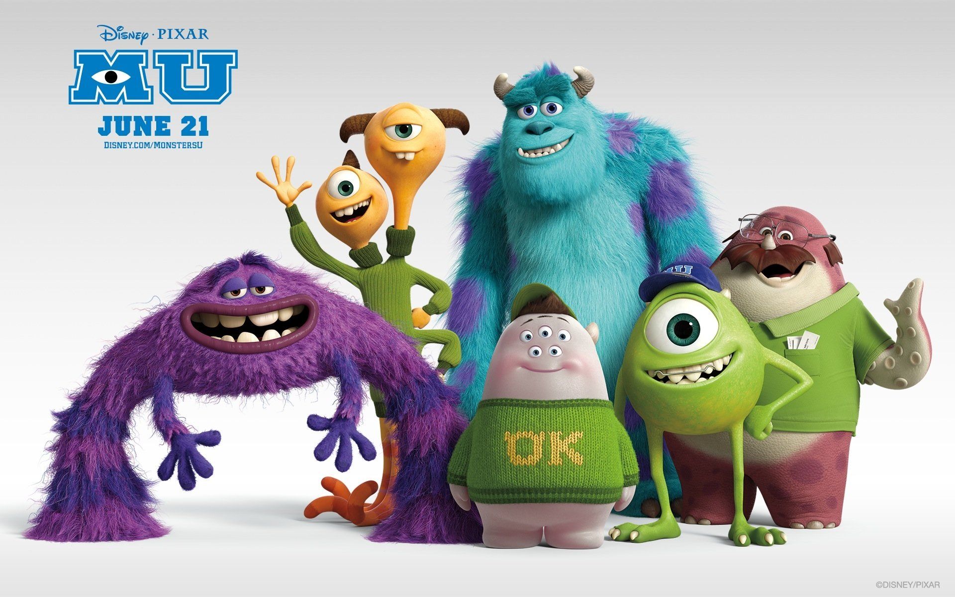 Personaggi Monsters University, 1920x1200 Full HD+ WUXGA, PC Desktop