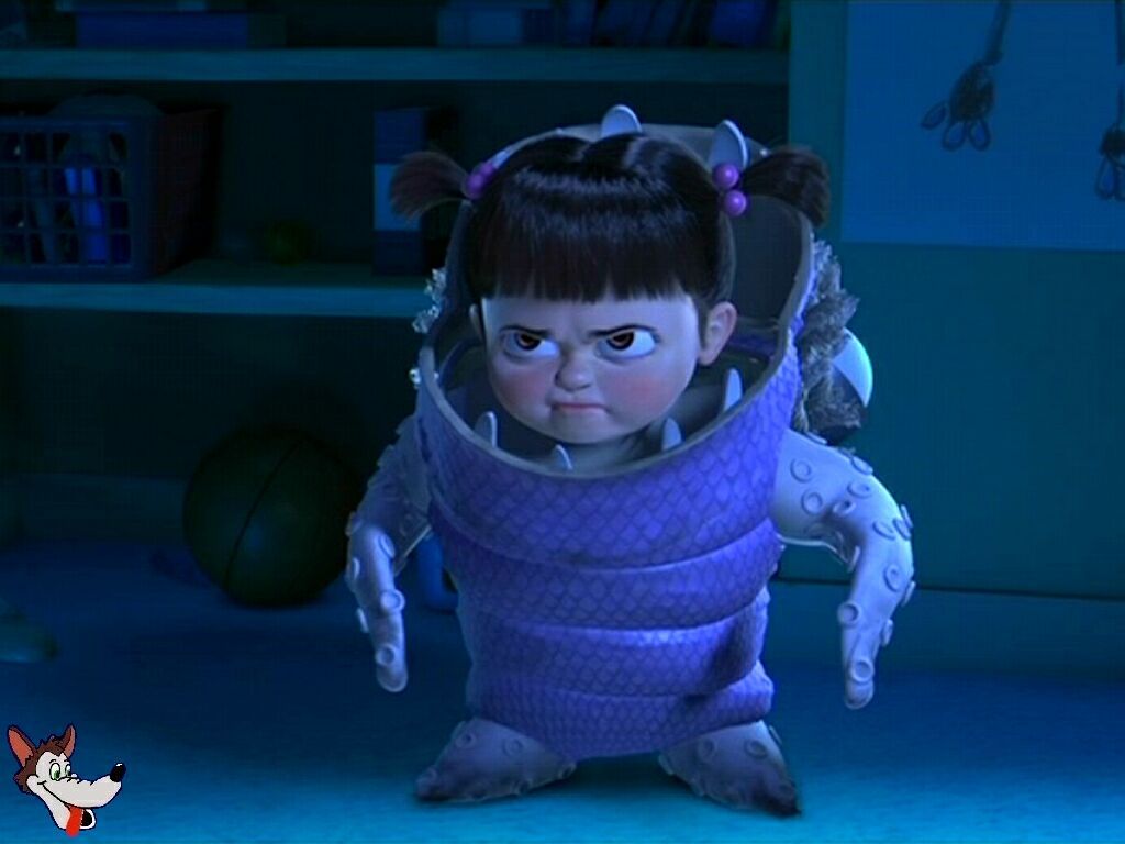 Boo Monsters Inc costume viola, 1024x768 HD, Laptop