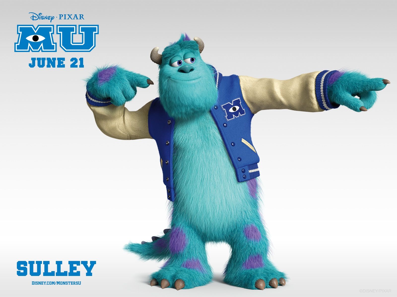 Sulley Monsters University Disney Pixar, classici d'animazione, 1600x1200 HD, Desktop