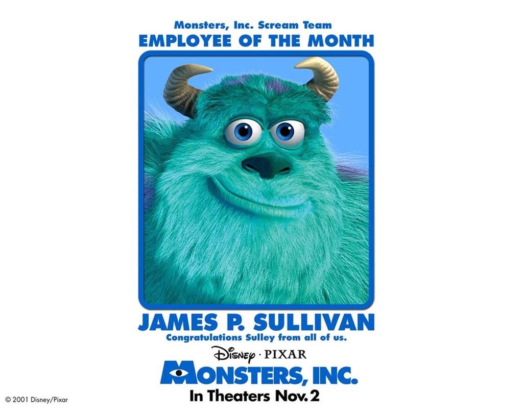 Sulley Monsters Inc Disney, 1024x819 HD, Desktop