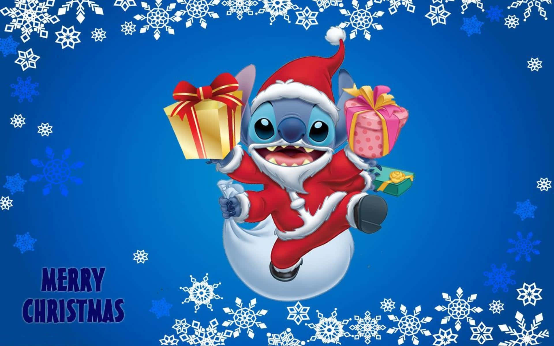 Stitch vestito da Babbo Natale, 1920x1200 WUXGA, PC Desktop