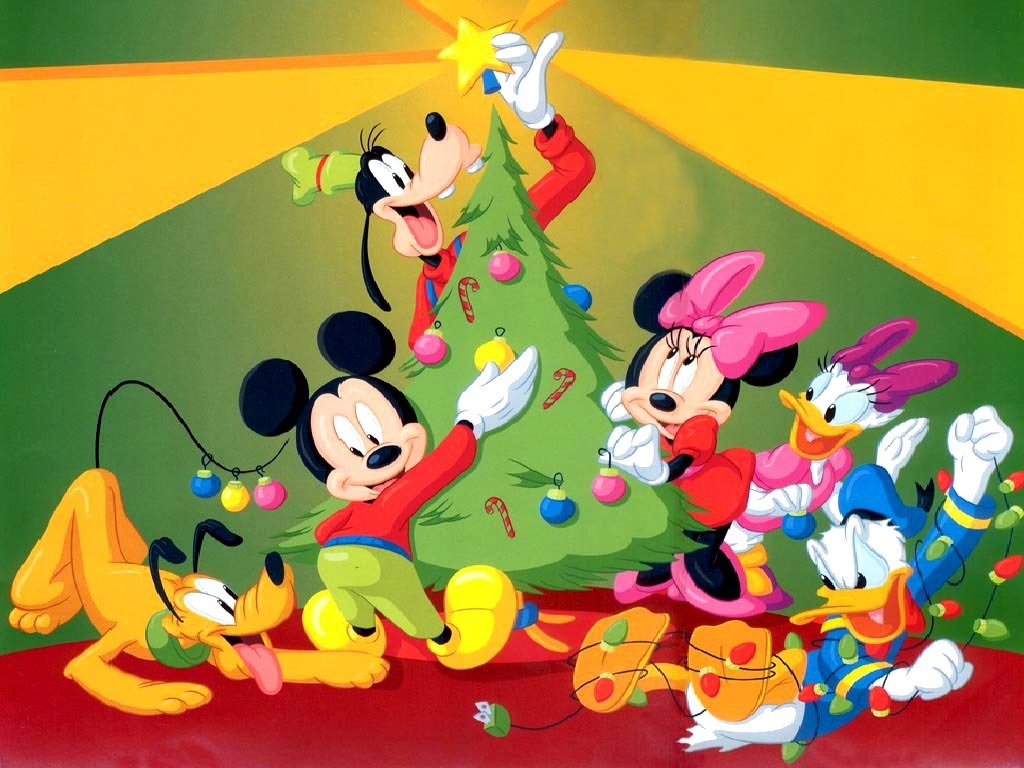 Topolino e amici Natale, Mickey Mouse, 1024x768 HD, Desktop