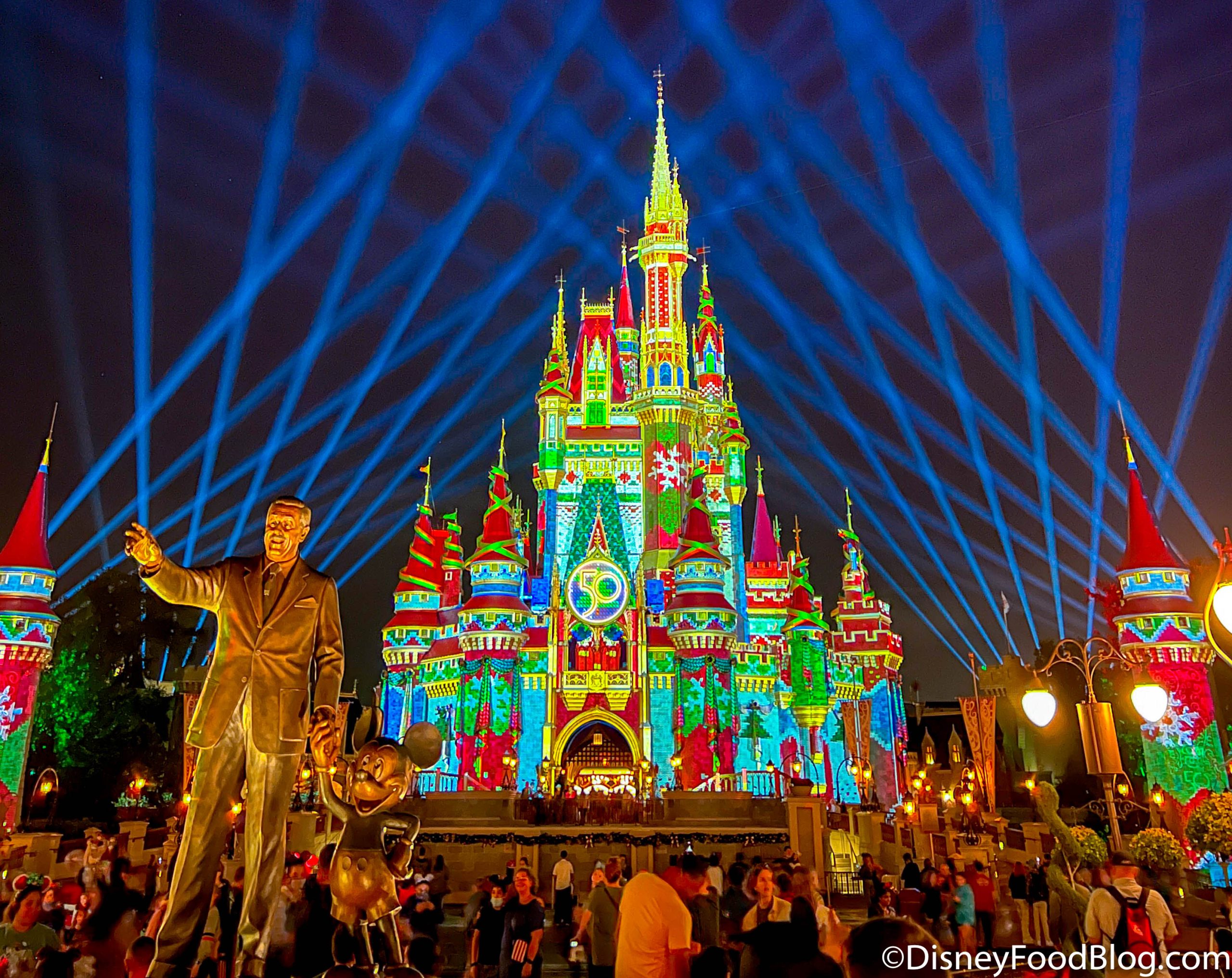 Castello Disney luci natalizie, 2560x2033 2K+, Desktop