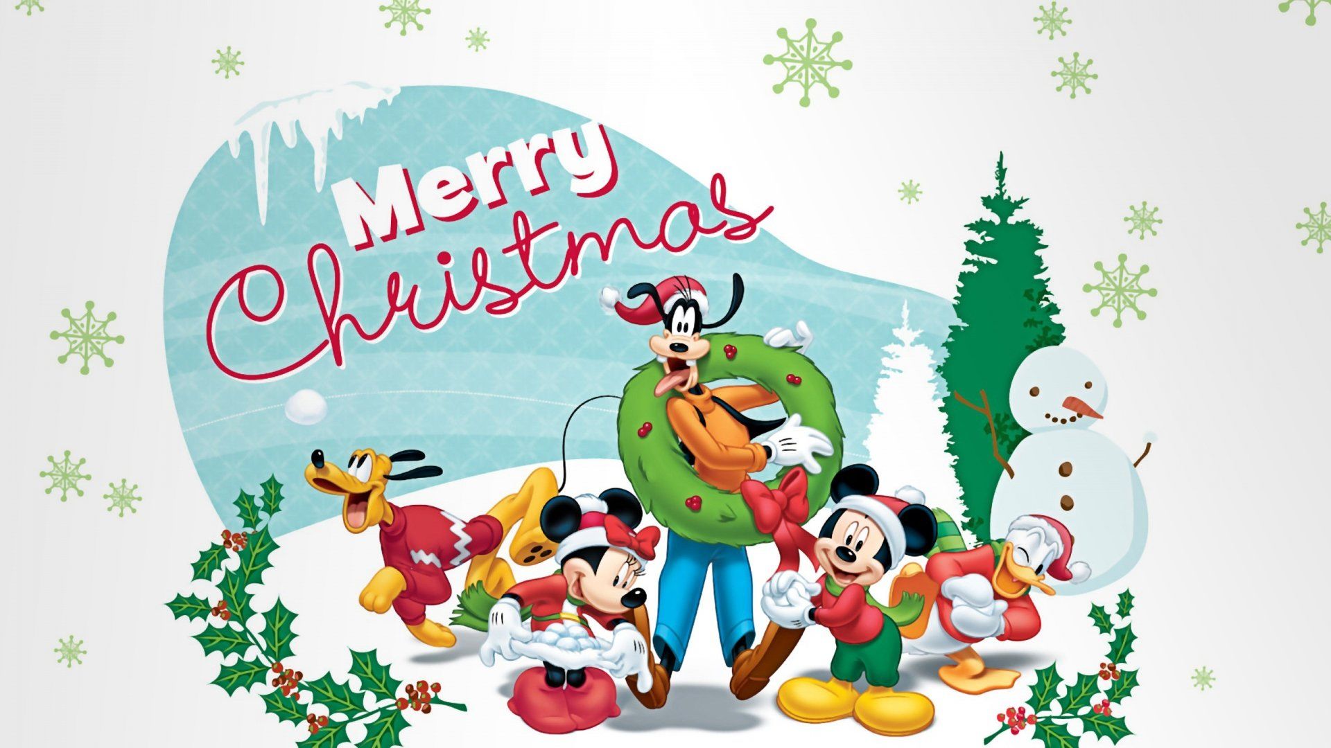 Personaggi Disney Natale Mickey Mouse, 1920x1080 1080p, Laptop