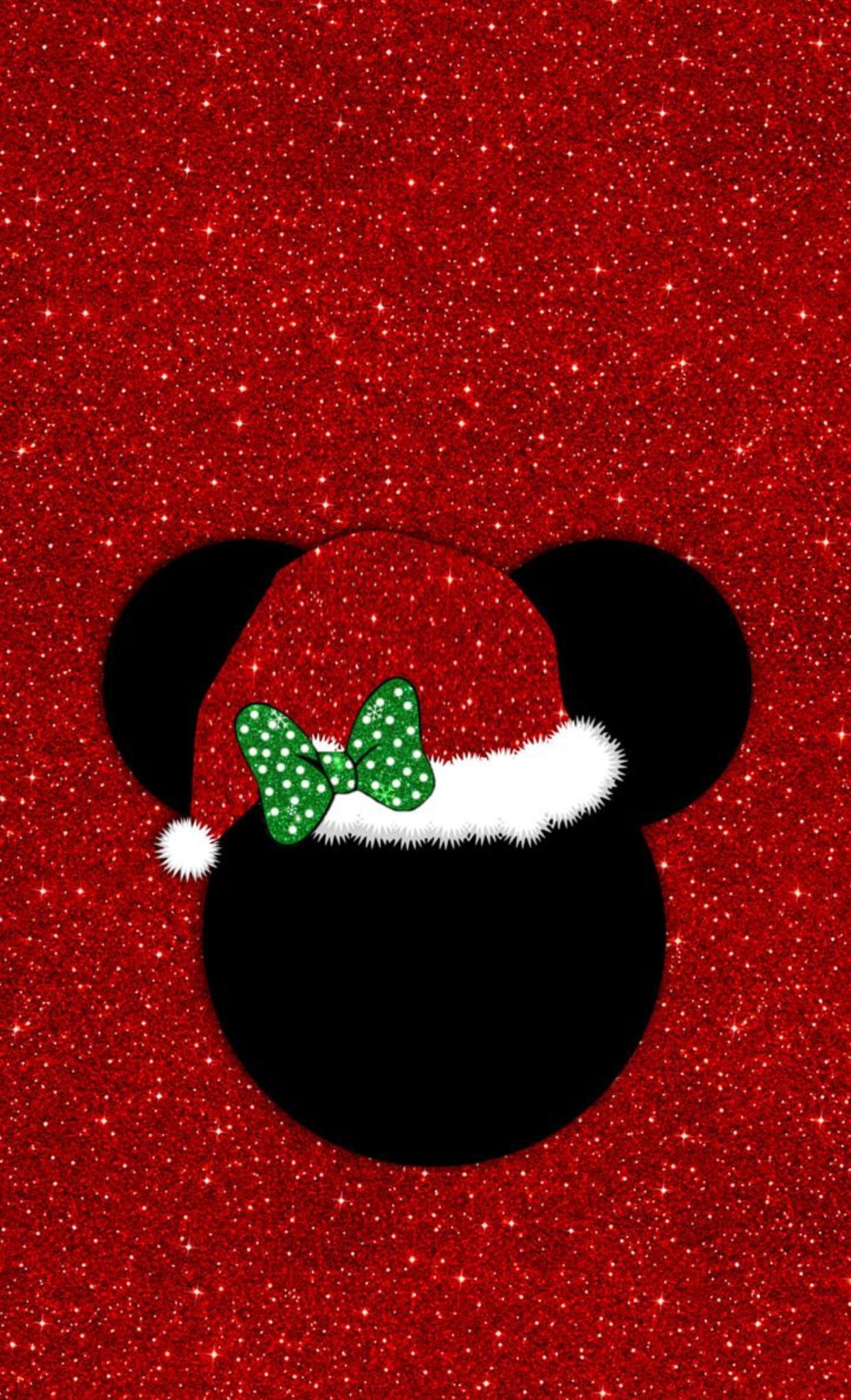 Minnie Mouse cappello natalizio, 1242x2044 Full HD Verticale, Google Pixel