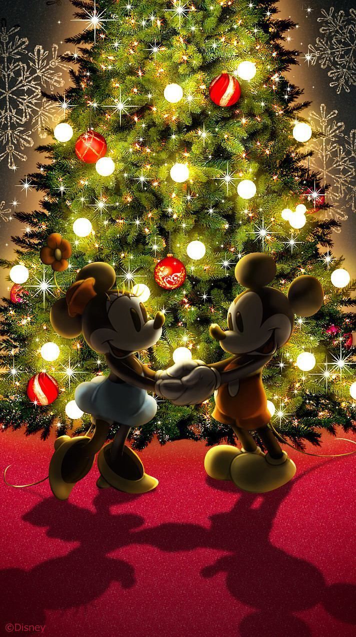 Topolino e Minnie natalizio, Minnie Mouse, 712x1272 Verticale, Telefono