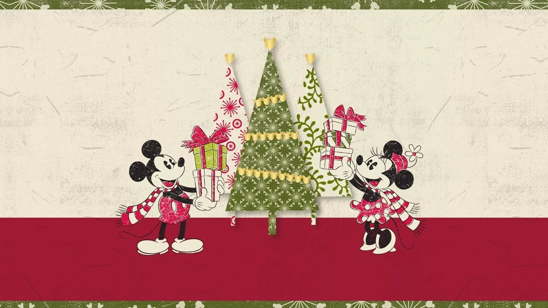 Topolino e Minnie Natale, 1920x1080 Full HD 1080p, PC Desktop