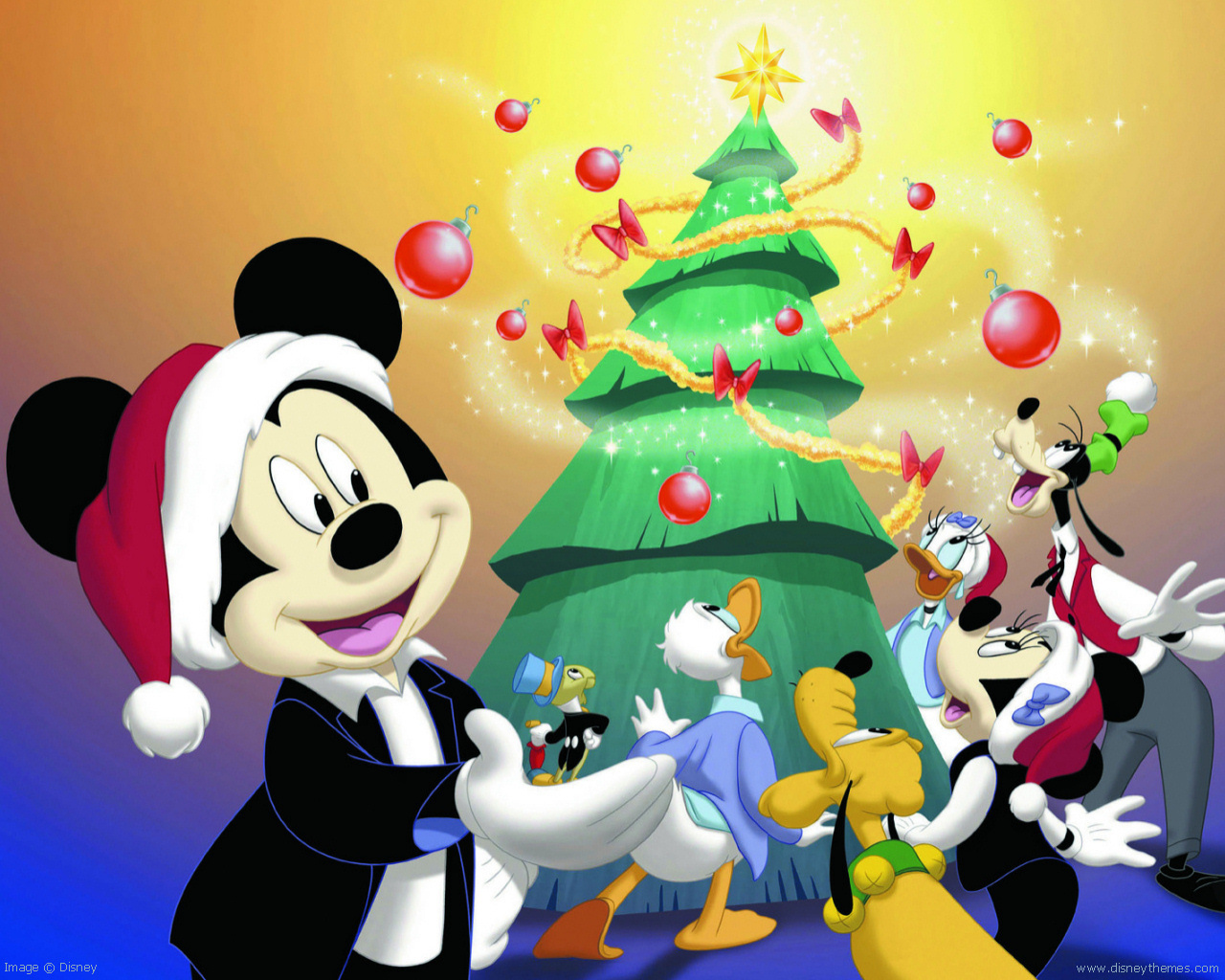 Topolino e amici Natale Disney, 1280x1024 HD, Desktop
