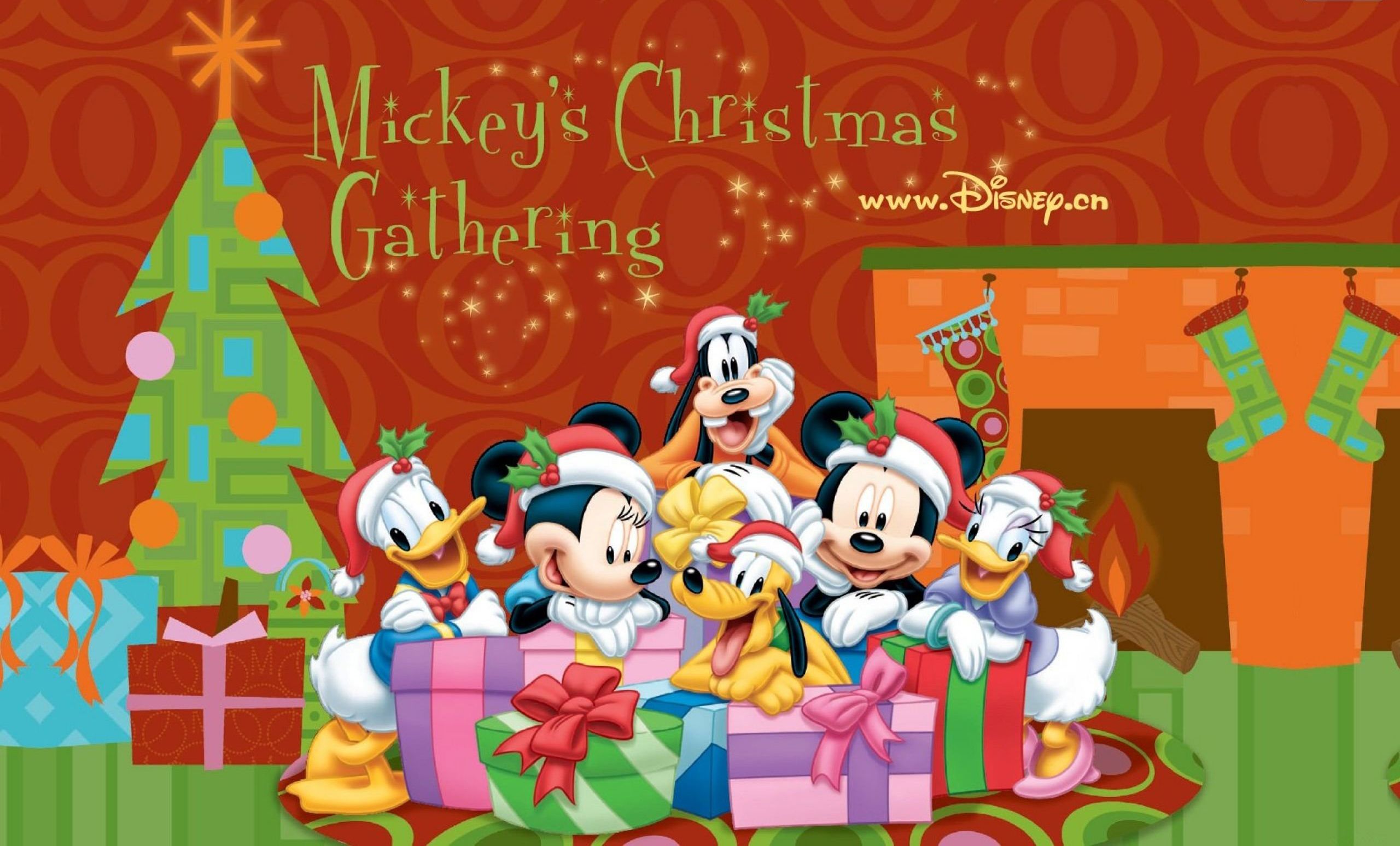Mickey Mouse e amici Natale, 2560x1547 2K QHD, PC