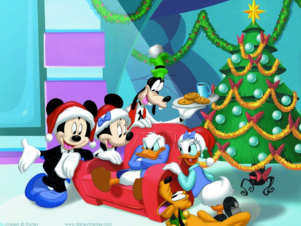 Topolino e amici Natale, 1024x768 HD, Desktop