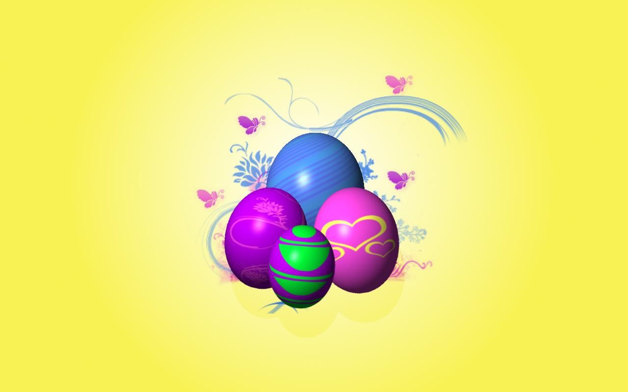 Uova di Pasqua nell'erba, 2560x1440 1440p, Monitor Gaming