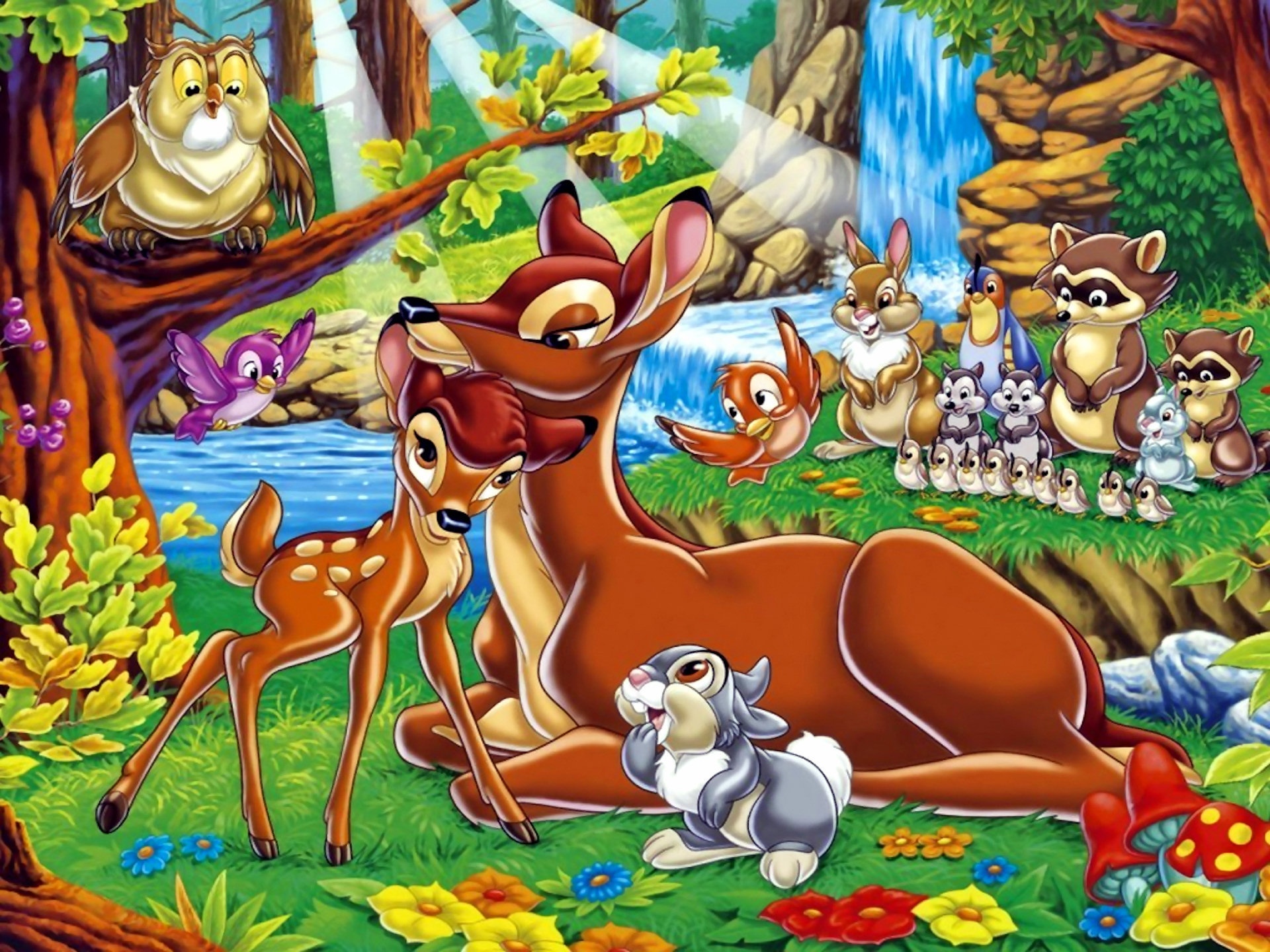 Bambi e amici nel bosco, 1920x1440 Full HD+ WUXGA, Laptop