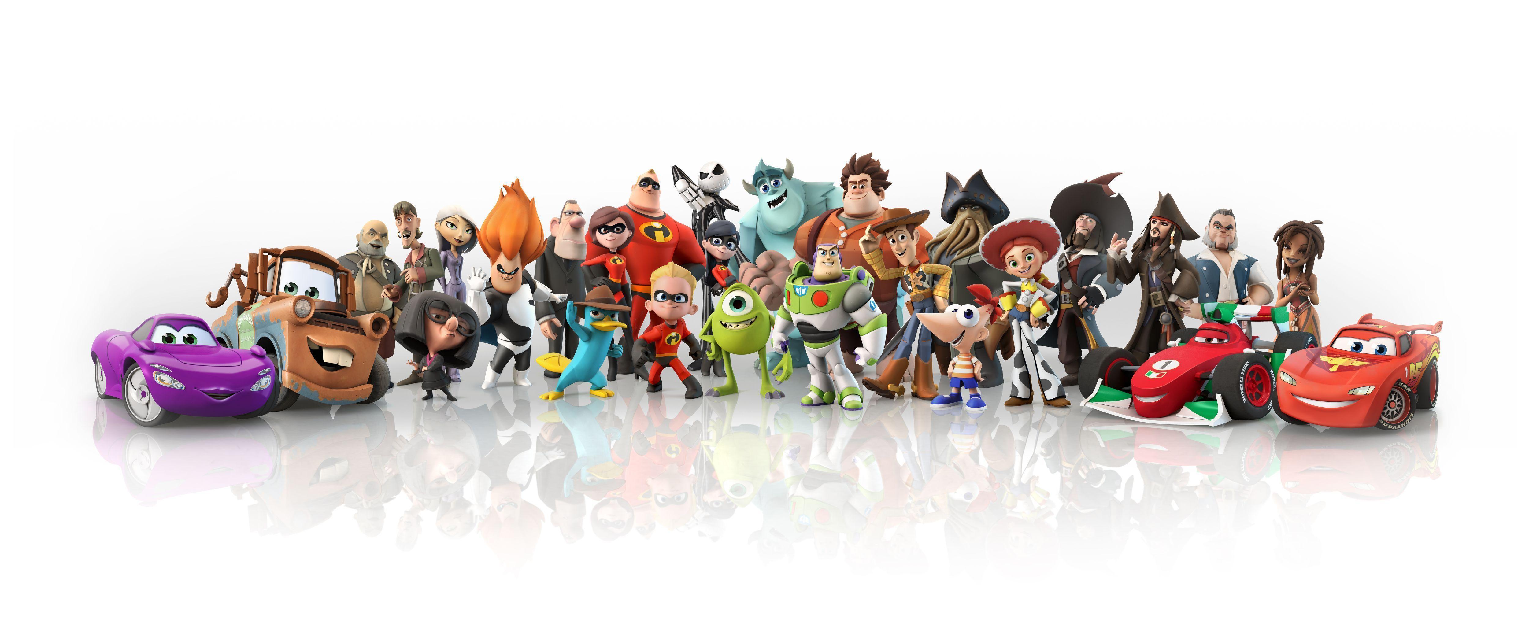 Personaggi Disney Pixar Infinity, classici d'animazione, 5000x2090 21:9, Ultrawide