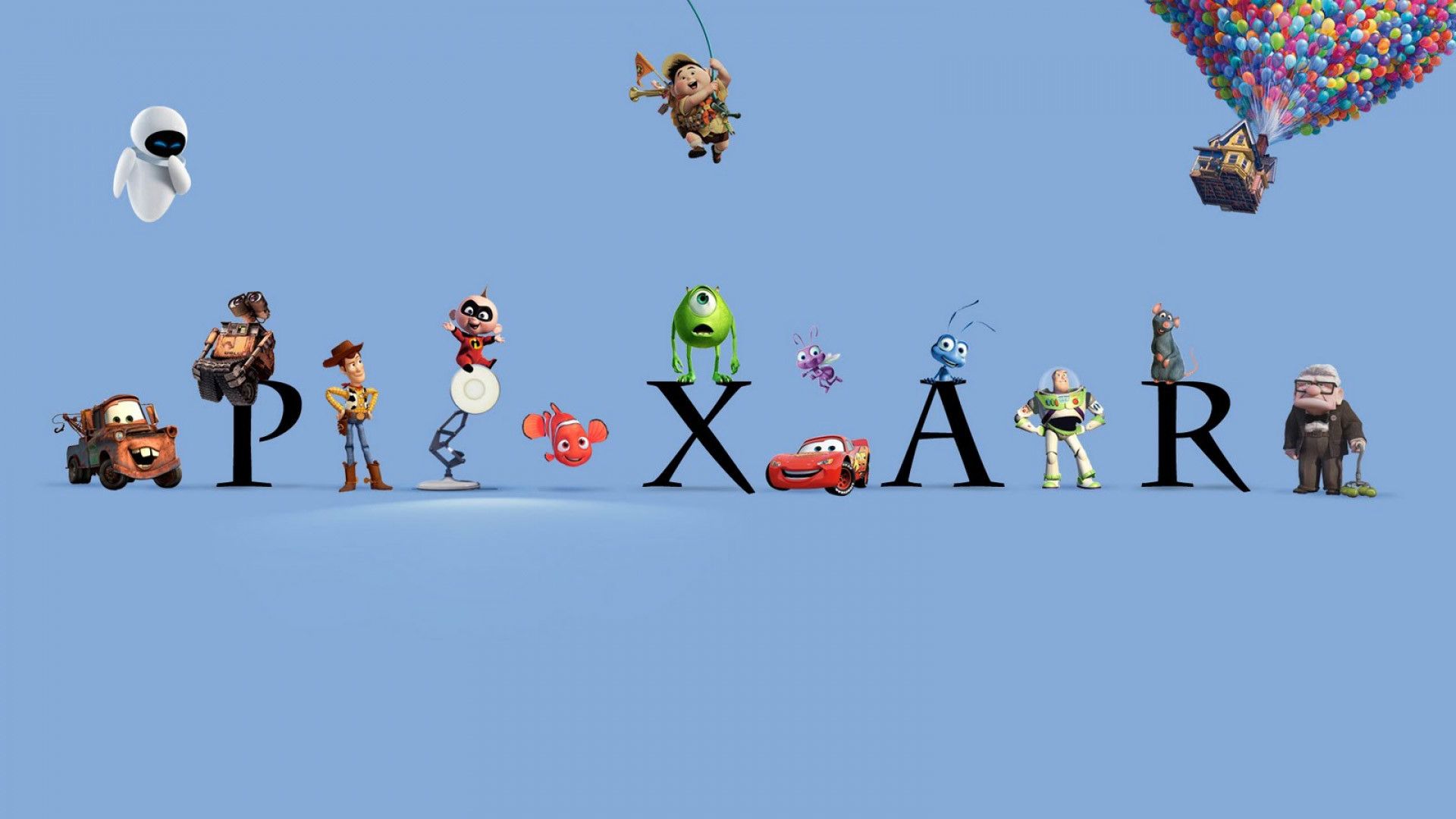 Personaggi Pixar logo, 1920x1080 1080p, PC Desktop