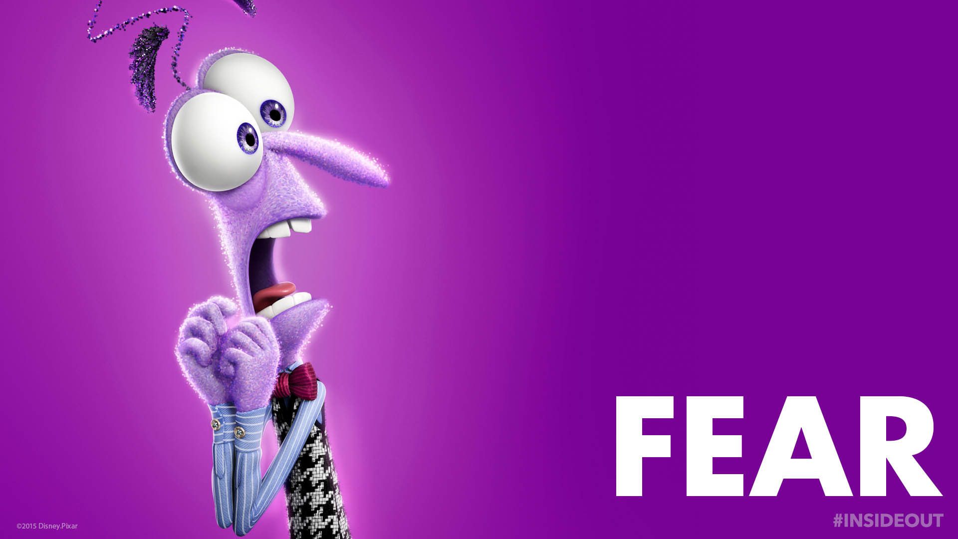 Fear Inside Out personaggio viola, 1920x1080 Full HD 1080p, Desktop