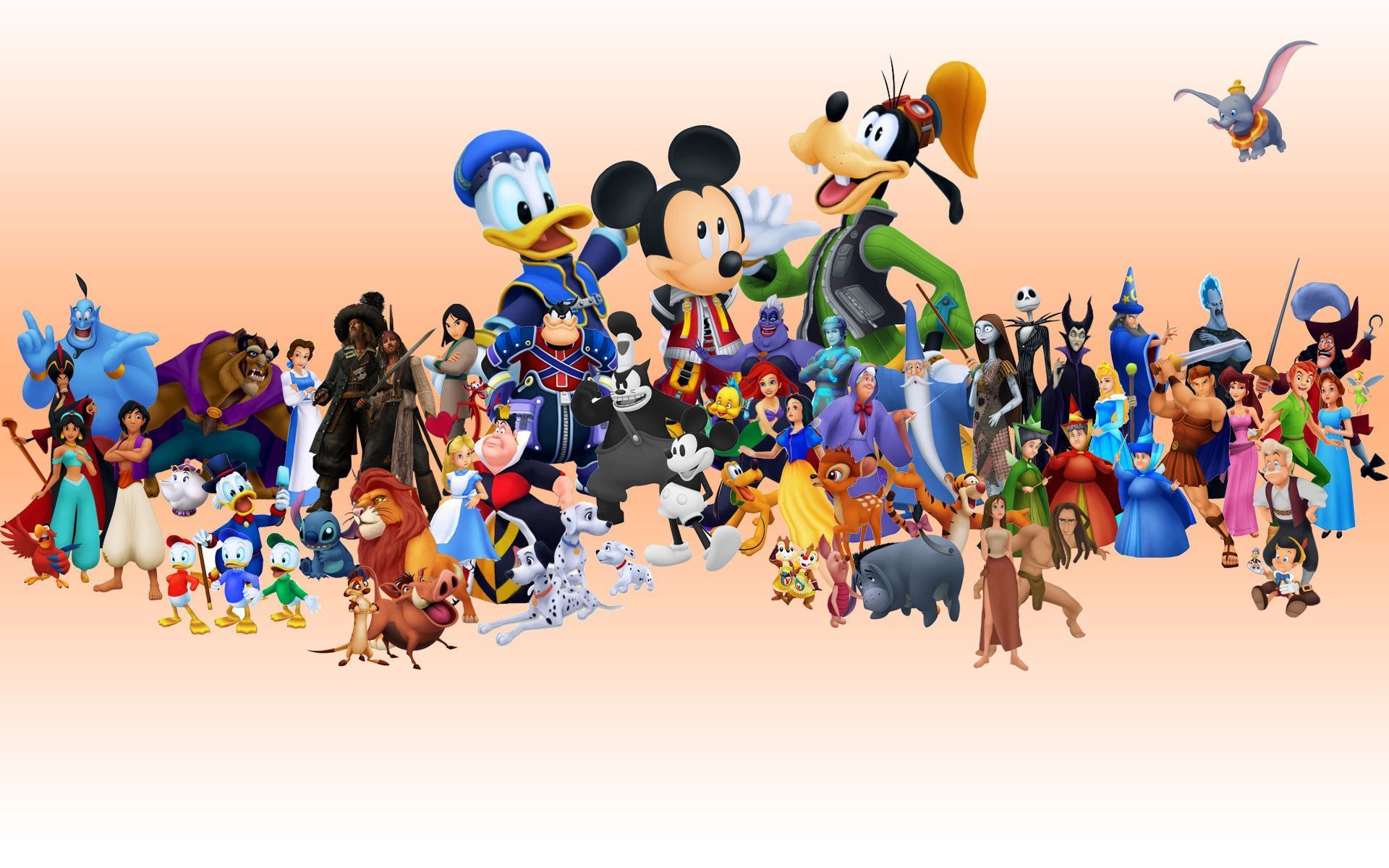 Personaggi Disney insieme, 1920x1200 WUXGA, Desktop