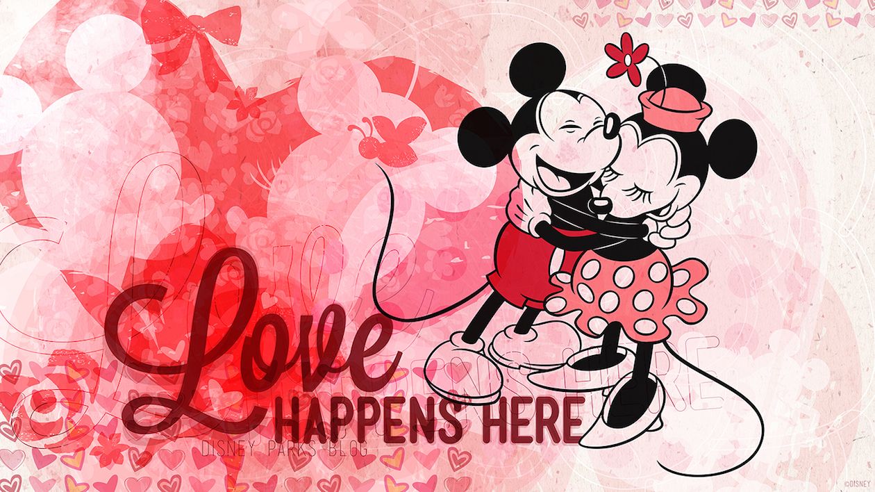 Topolino e Minnie San Valentino, Minnie Mouse, 1260x708 HD, Desktop